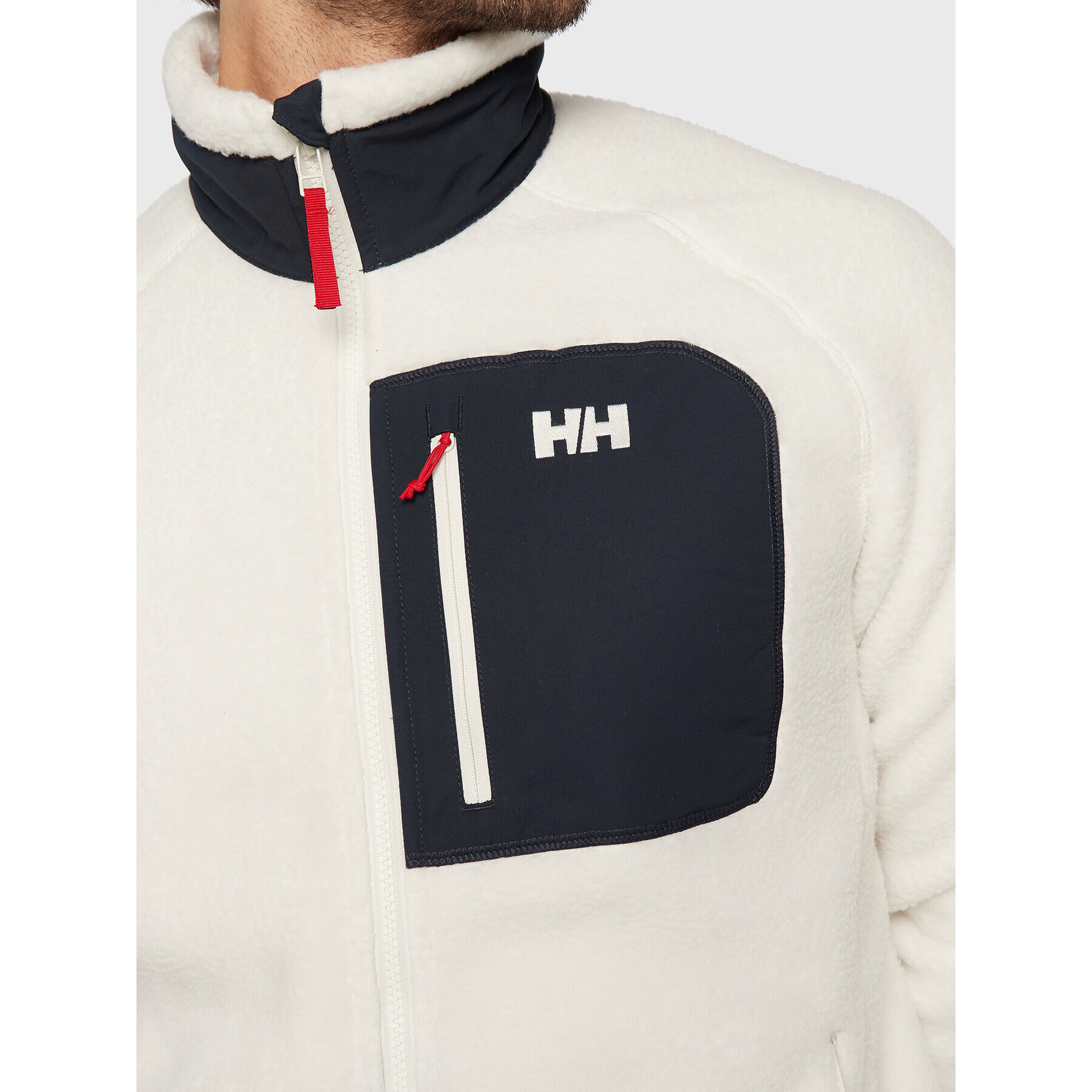 Helly Hansen Полар Panorama Pile Block 49460 Бял Regular Fit - Pepit.bg