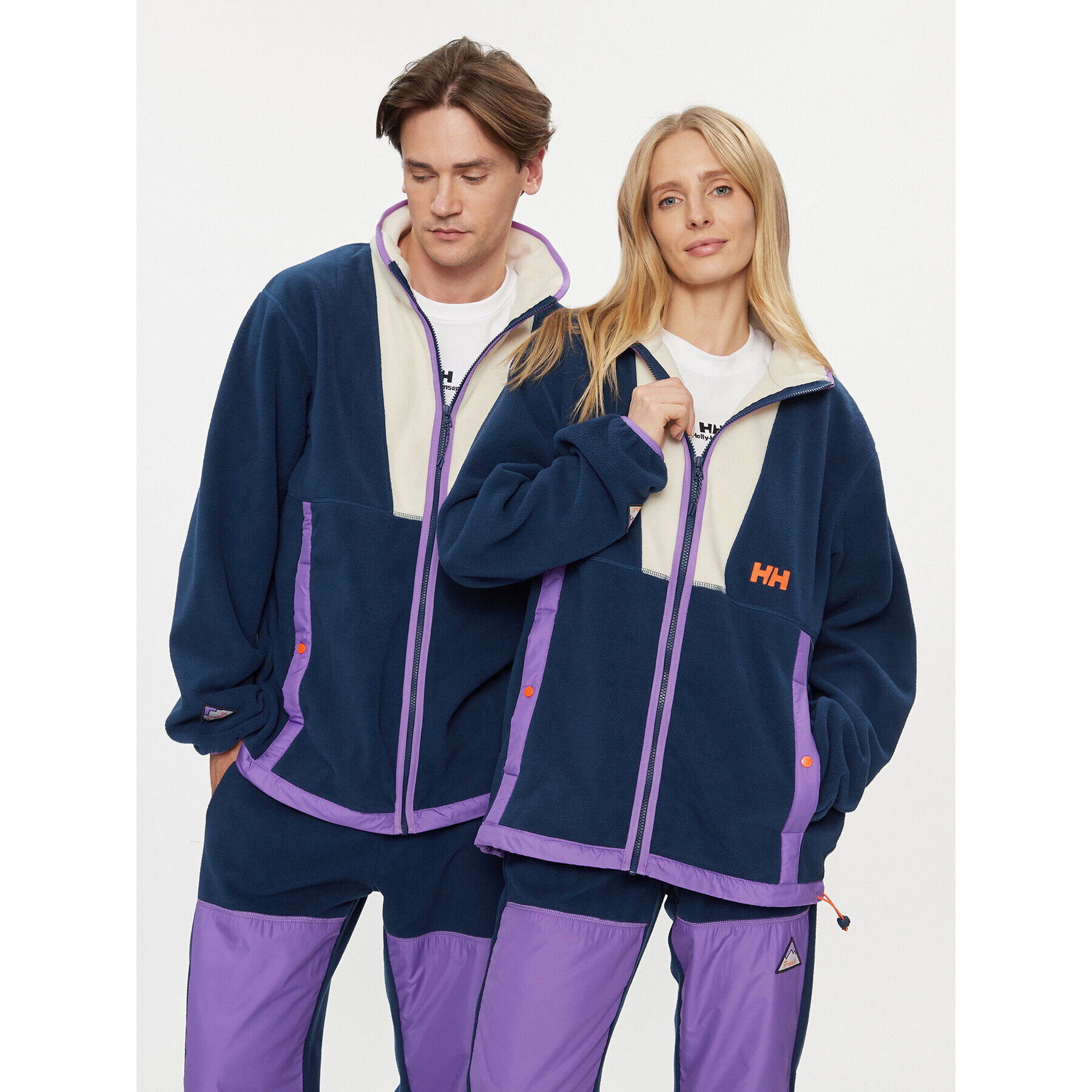 Helly Hansen Полар Unisex Yu Fleece 54018 Тъмносин Relaxed Fit - Pepit.bg