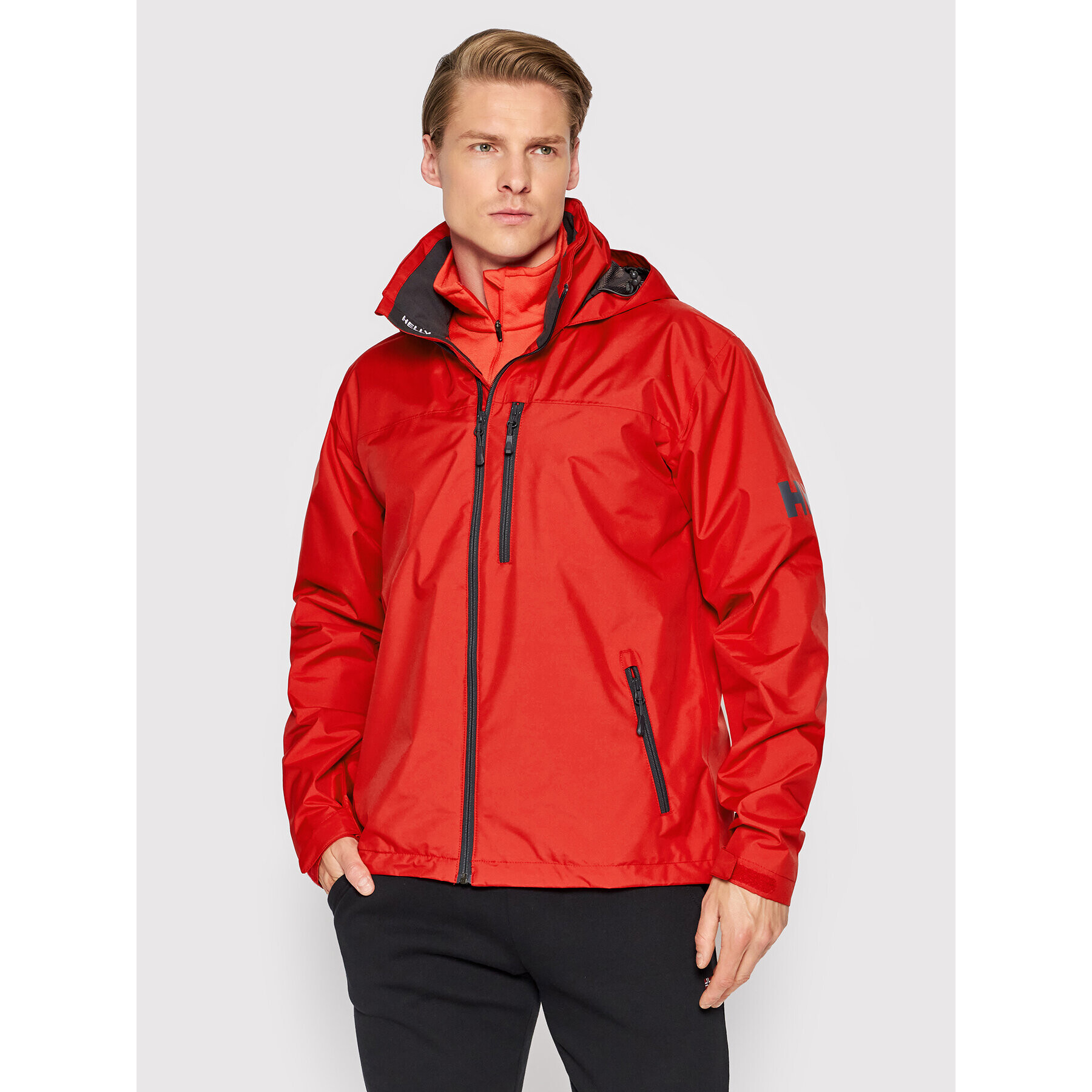 Helly Hansen Преходно яке Crew 33875 Червен Regular Fit - Pepit.bg