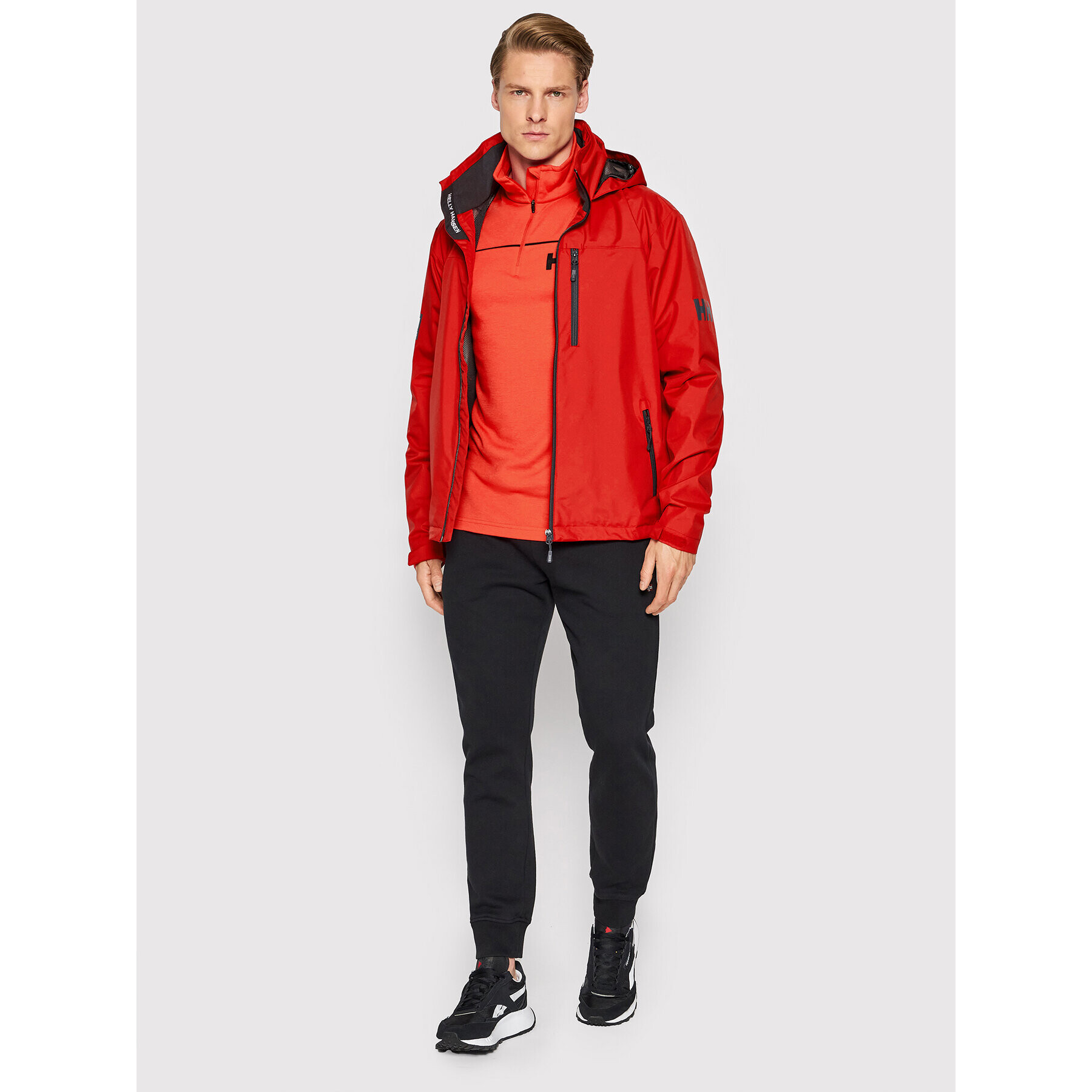 Helly Hansen Преходно яке Crew 33875 Червен Regular Fit - Pepit.bg