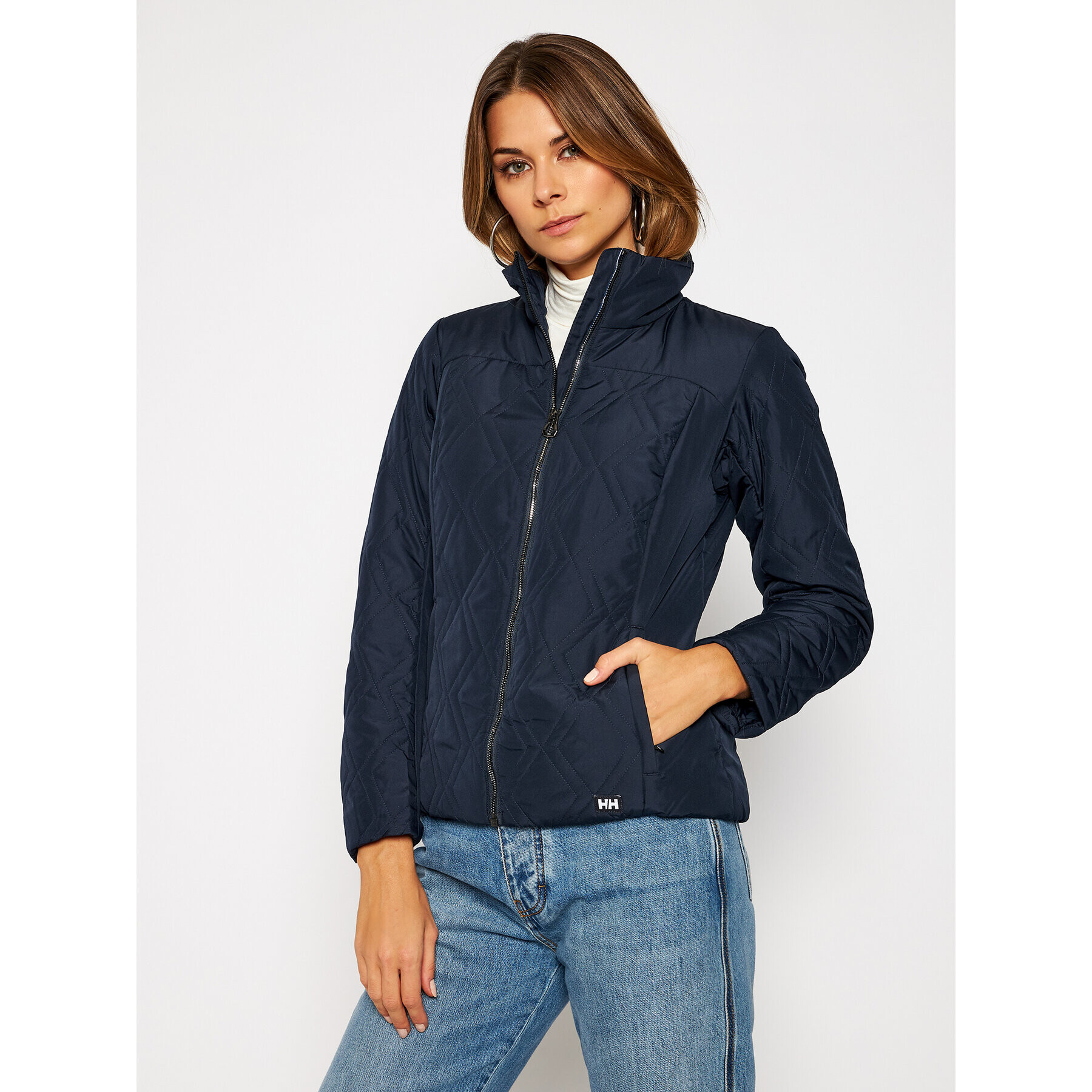 Helly Hansen Преходно яке W Crew Insulator 34071 Тъмносин Regular Fit - Pepit.bg