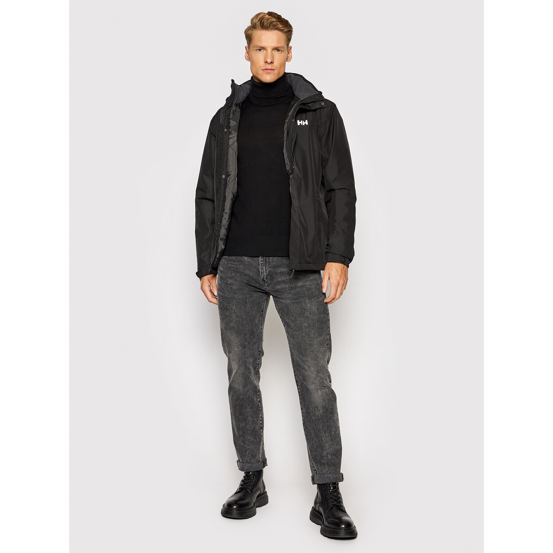 Helly Hansen Преходно яке Dubliner 53117 Черен Regular Fit - Pepit.bg
