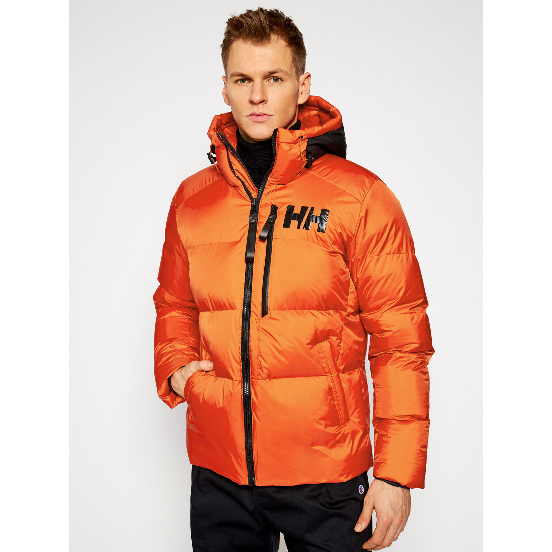Helly Hansen Пухено яке Active Winter 53171 Оранжев Regular Fit - Pepit.bg