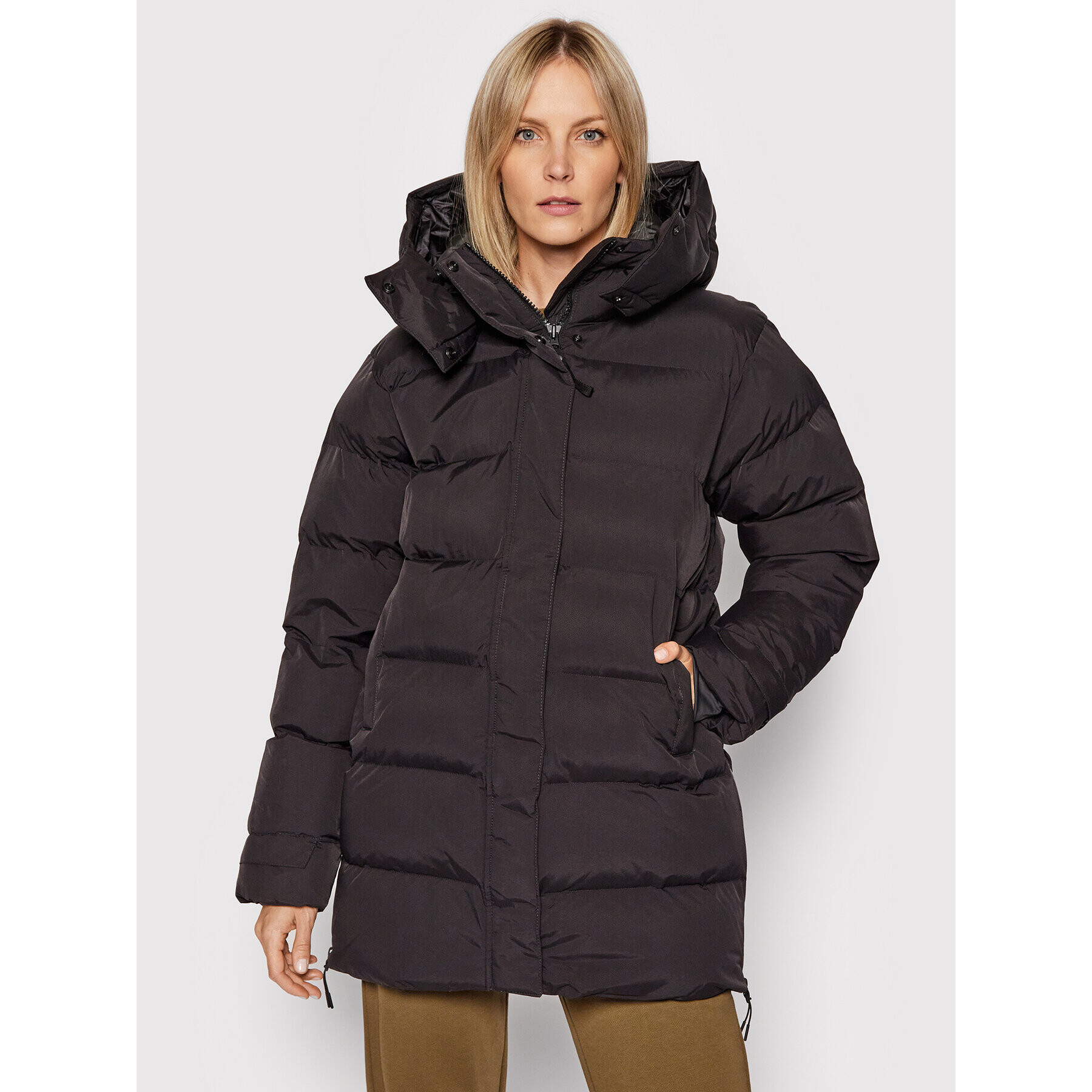 Helly Hansen Пухено яке Aspire 53515 Черен Relaxed Fit - Pepit.bg