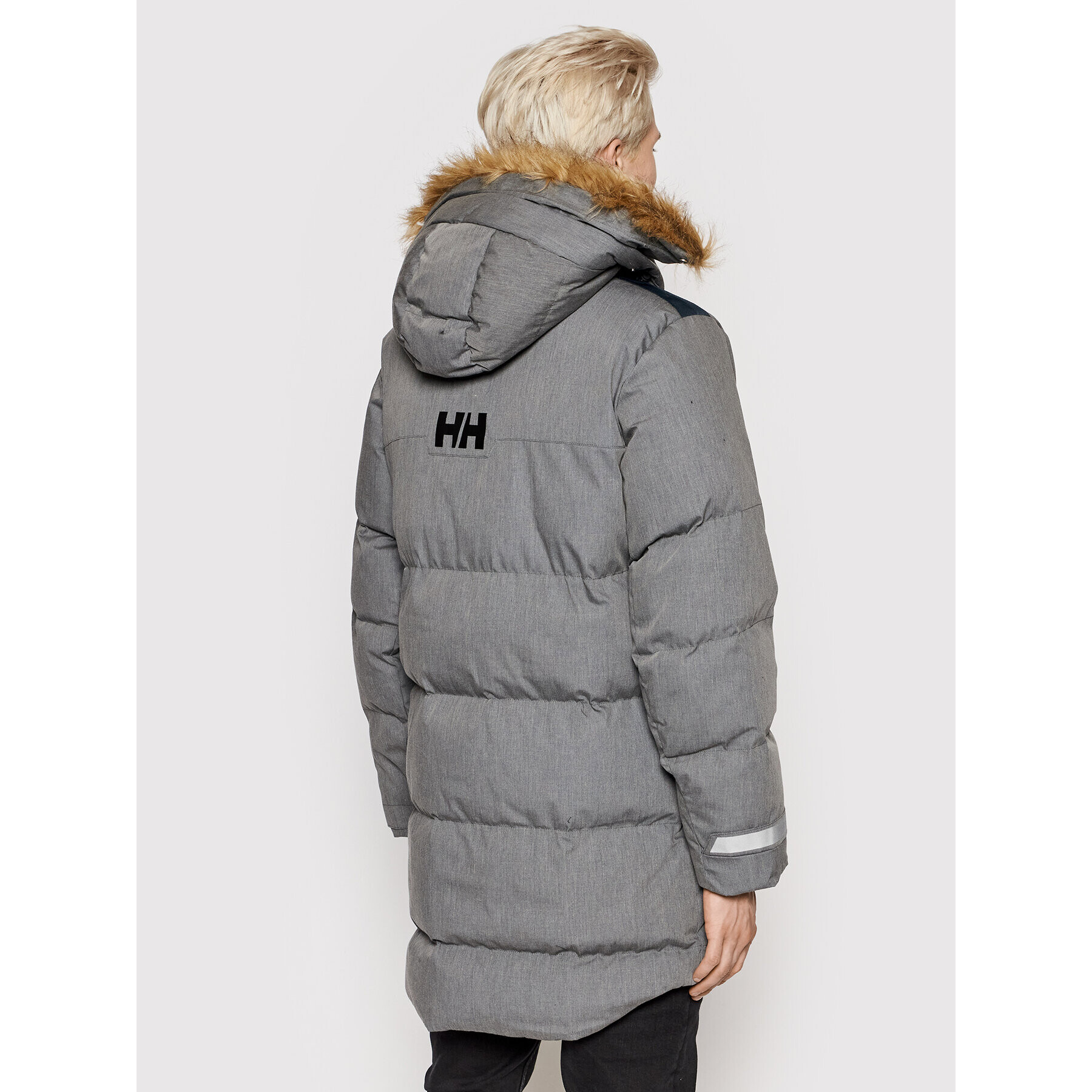 Helly Hansen Пухено яке Barents 53167 Сив Regular Fit - Pepit.bg