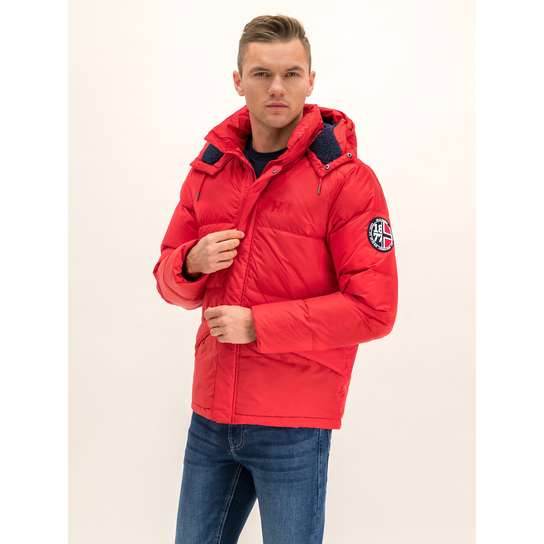 Helly Hansen Пухено яке Boyne 53334 Червен Regular Fit - Pepit.bg