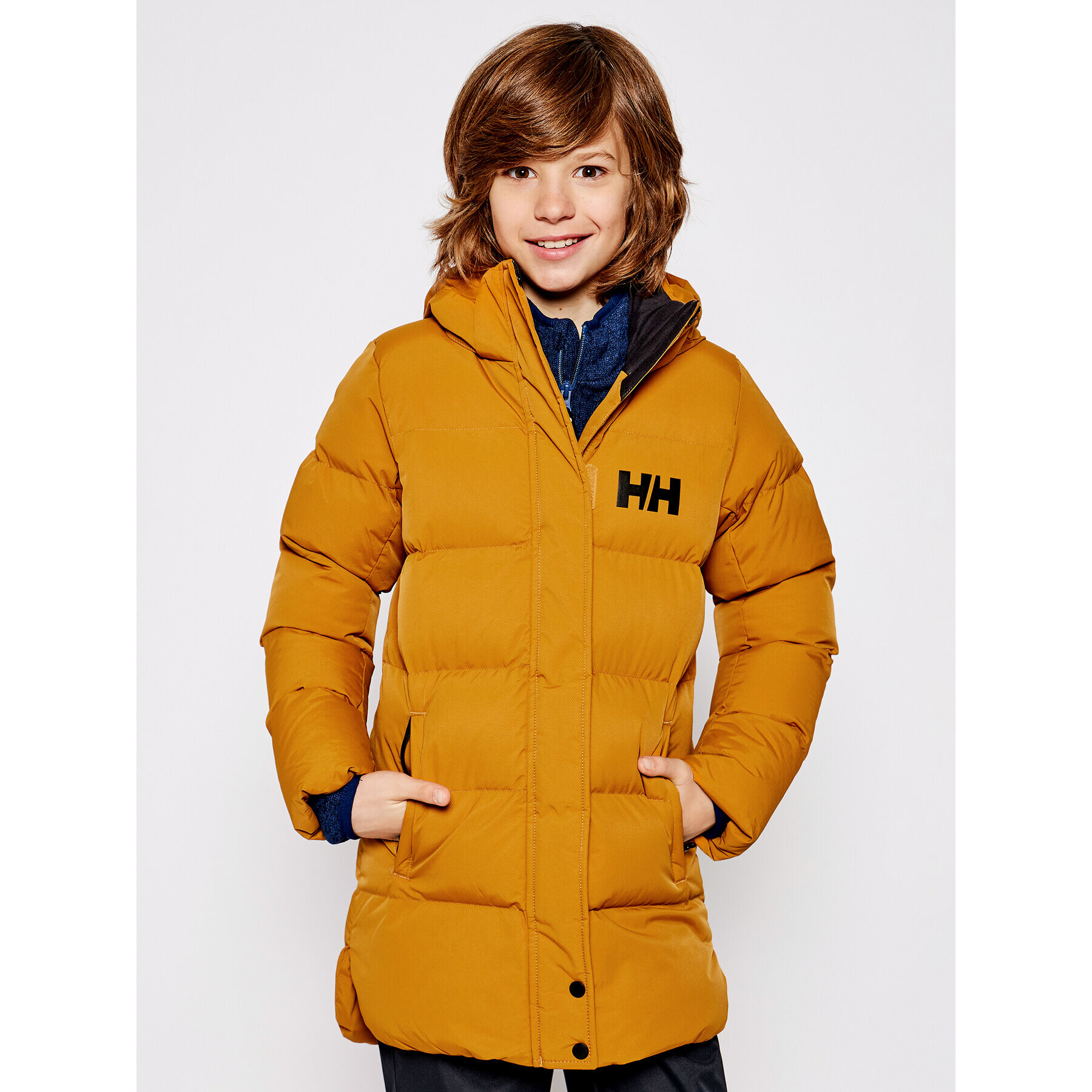 Helly Hansen Пухено яке Junior Luca Puffy 41731 Оранжев Regular Fit - Pepit.bg