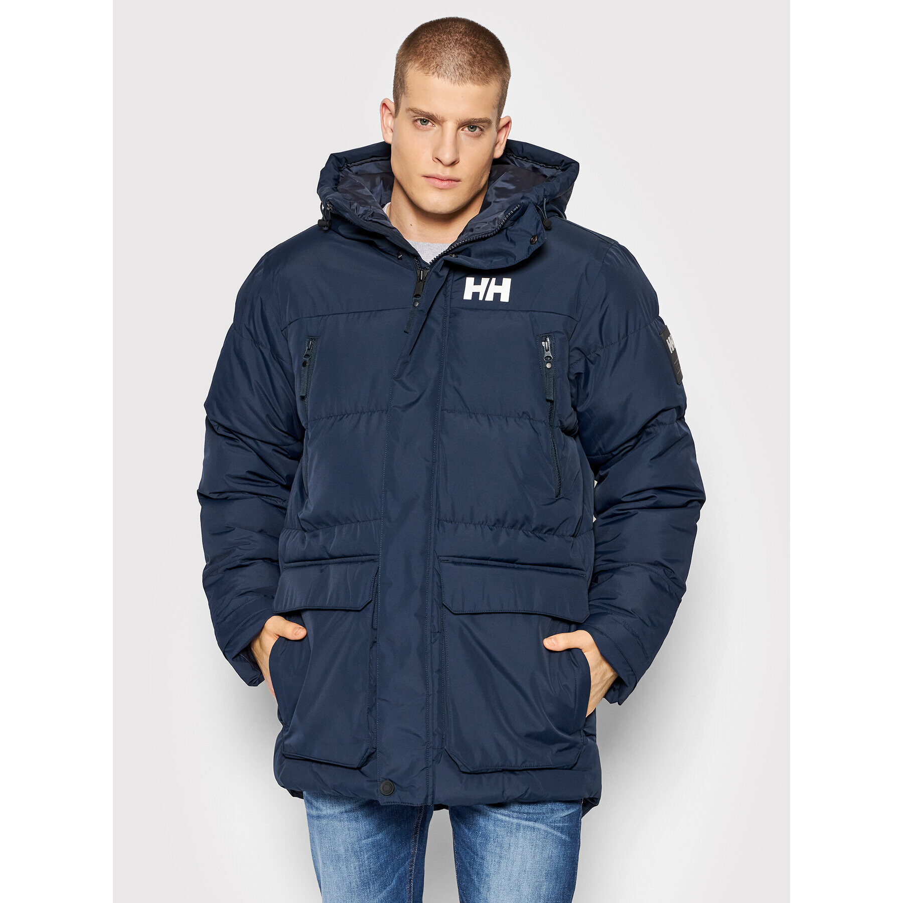 Helly Hansen Пухено яке Reine 53676 Тъмносин Regular Fit - Pepit.bg