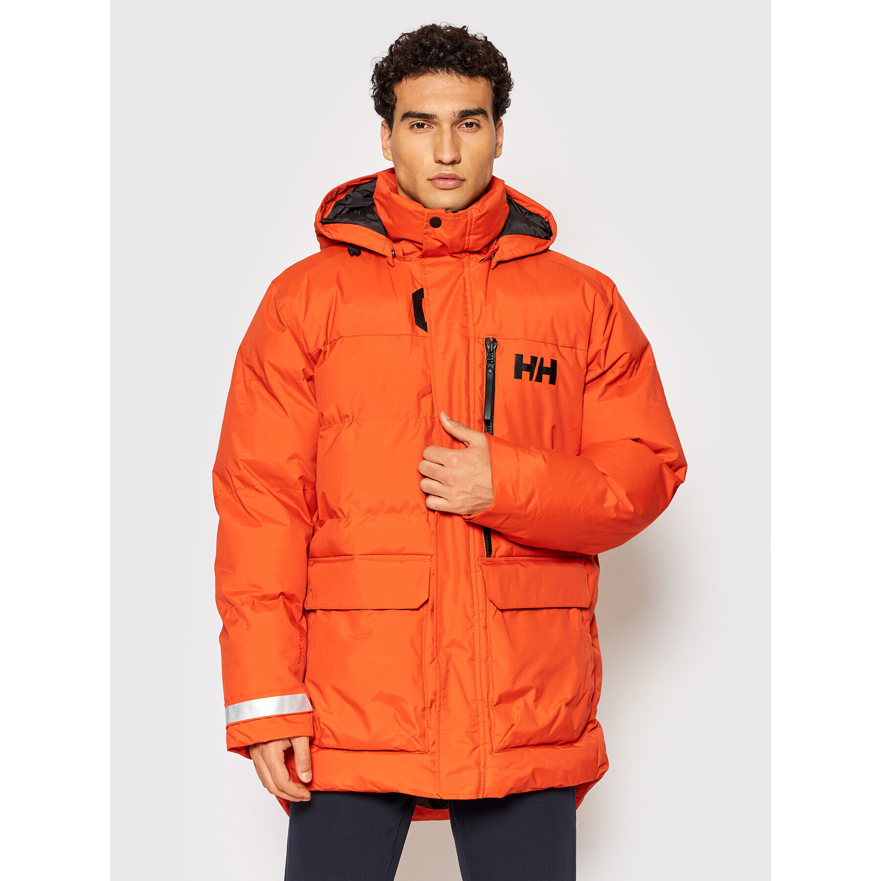 Helly Hansen Пухено яке Tromsoe 53074 Оранжев Regular Fit - Pepit.bg