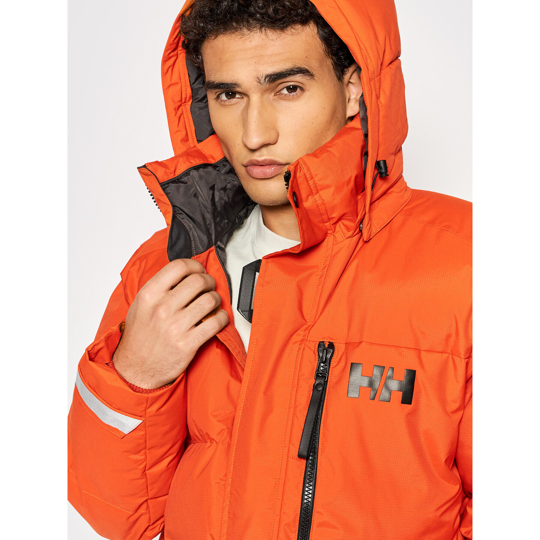 Helly Hansen Пухено яке Tromsoe 53074 Оранжев Regular Fit - Pepit.bg