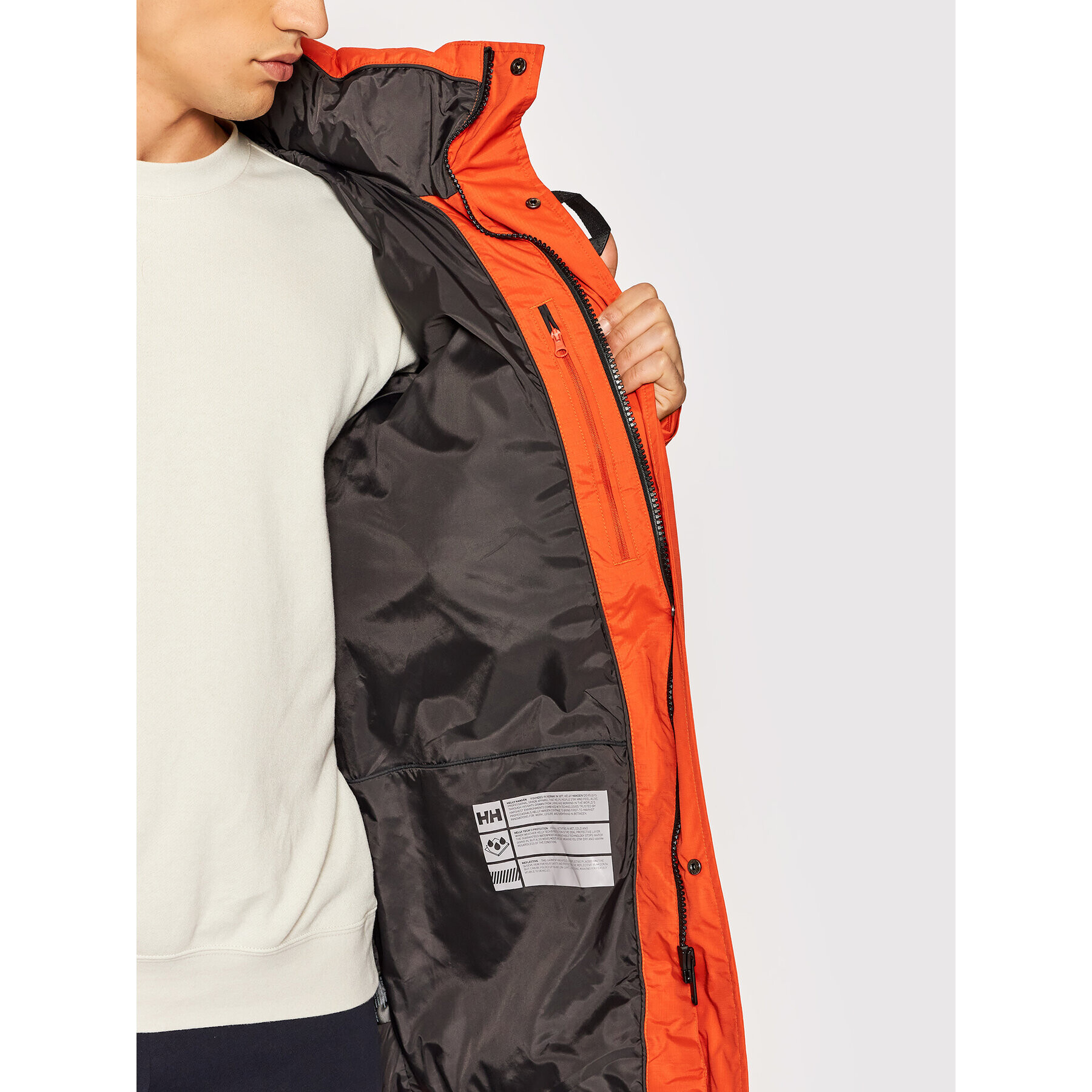 Helly Hansen Пухено яке Tromsoe 53074 Оранжев Regular Fit - Pepit.bg