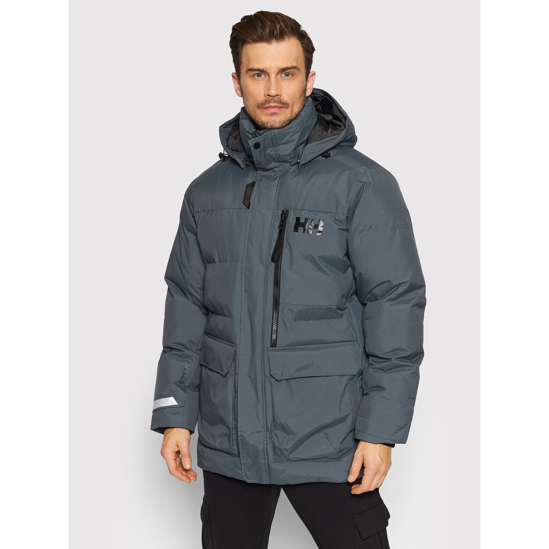 Helly Hansen Пухено яке Tromsoe 53074 Сив Regular Fit - Pepit.bg