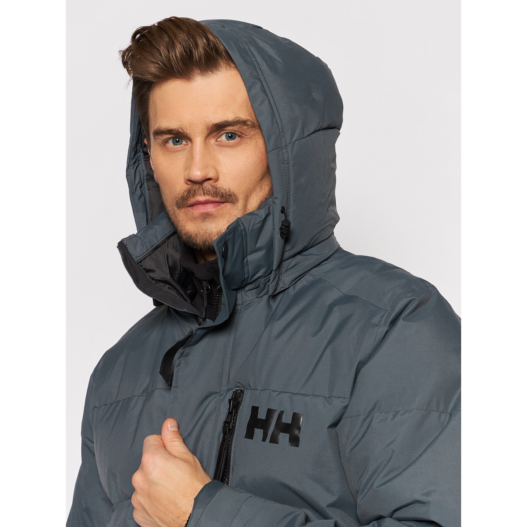 Helly Hansen Пухено яке Tromsoe 53074 Сив Regular Fit - Pepit.bg