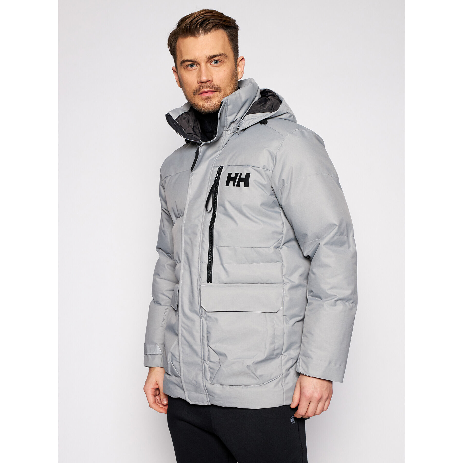 Helly Hansen Пухено яке Tromsoe 53074 Сив Regular Fit - Pepit.bg
