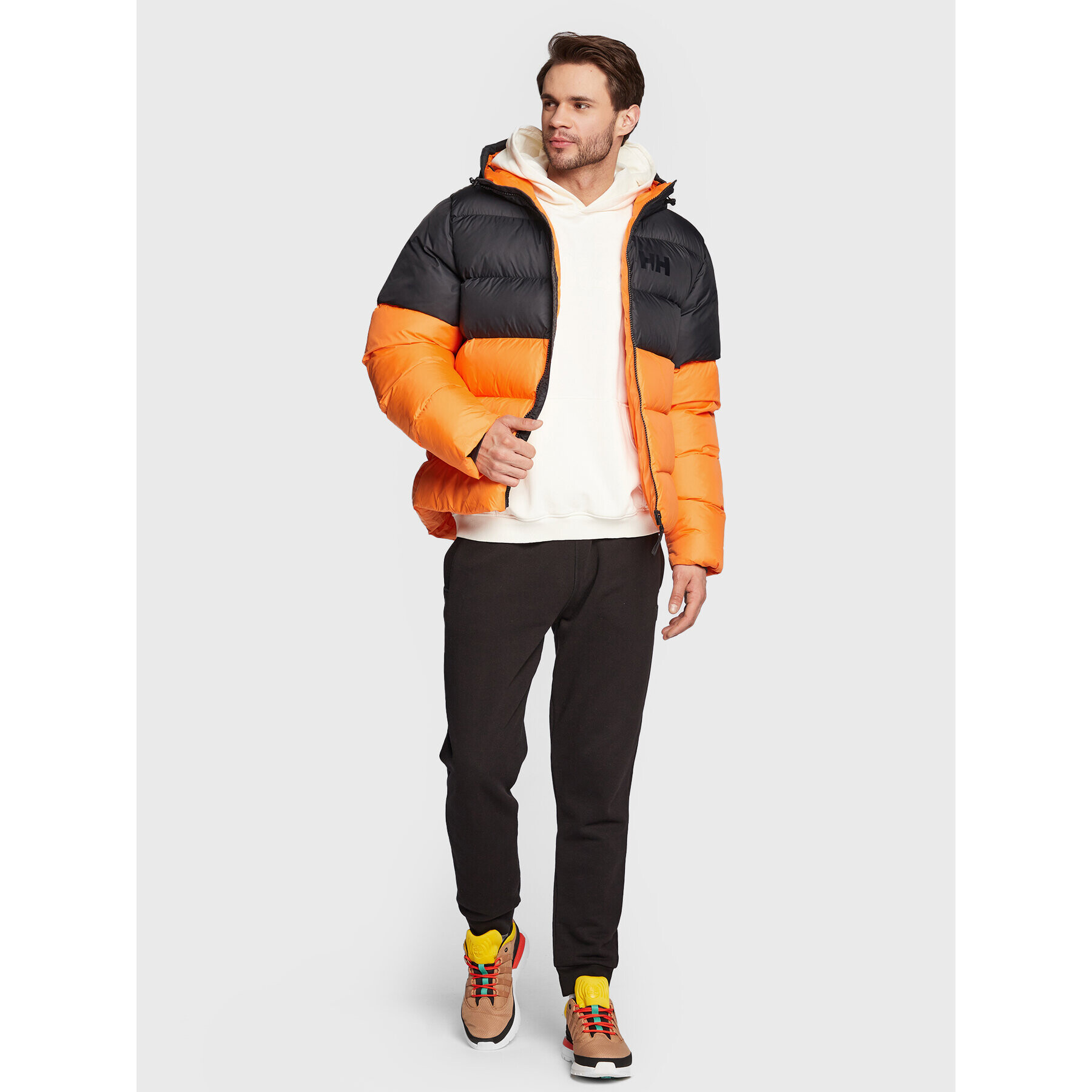 Helly Hansen Пухено яке Active 53523 Оранжев Regular Fit - Pepit.bg