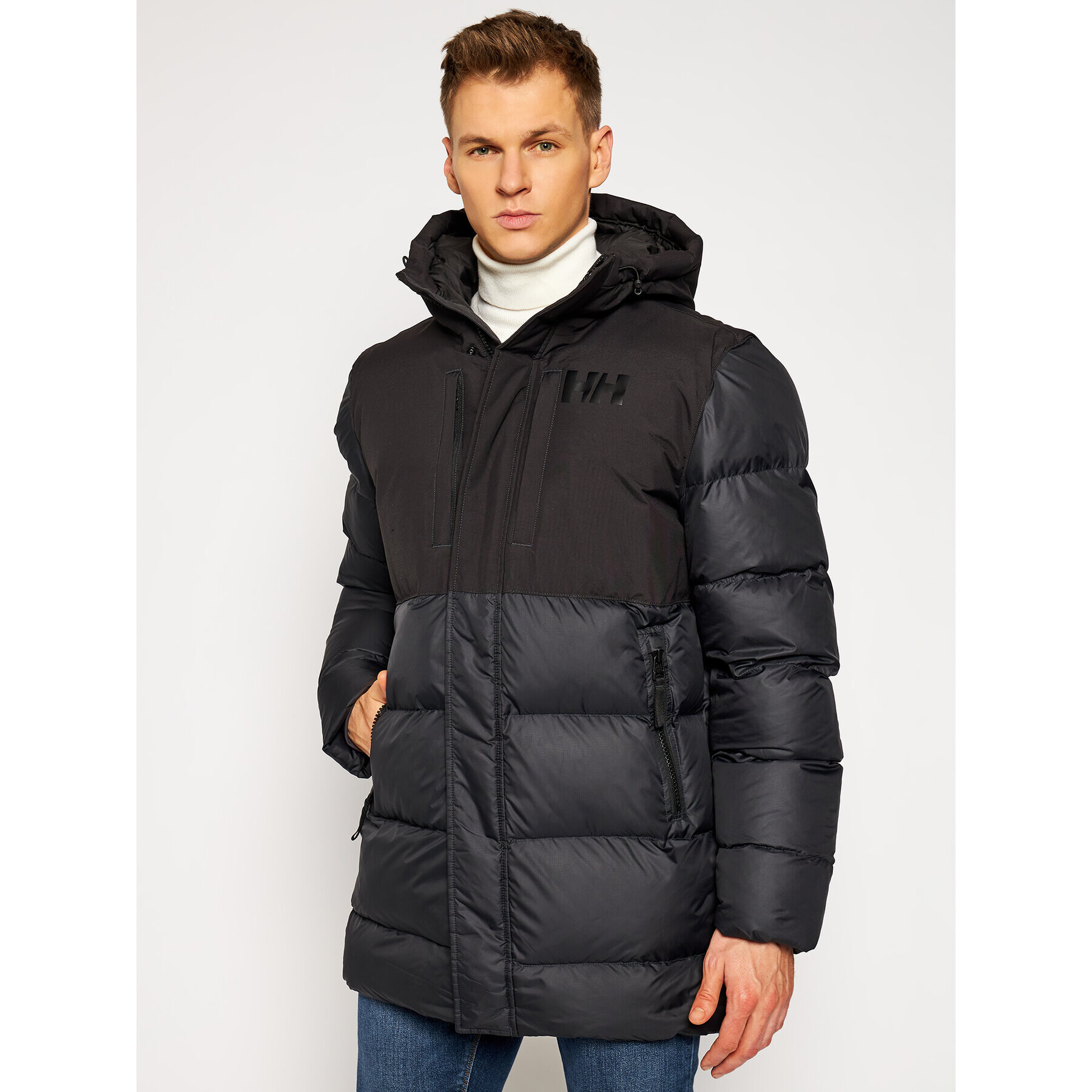 Helly Hansen Пухено яке Active Puffy Long 53522 Черен Regular Fit - Pepit.bg