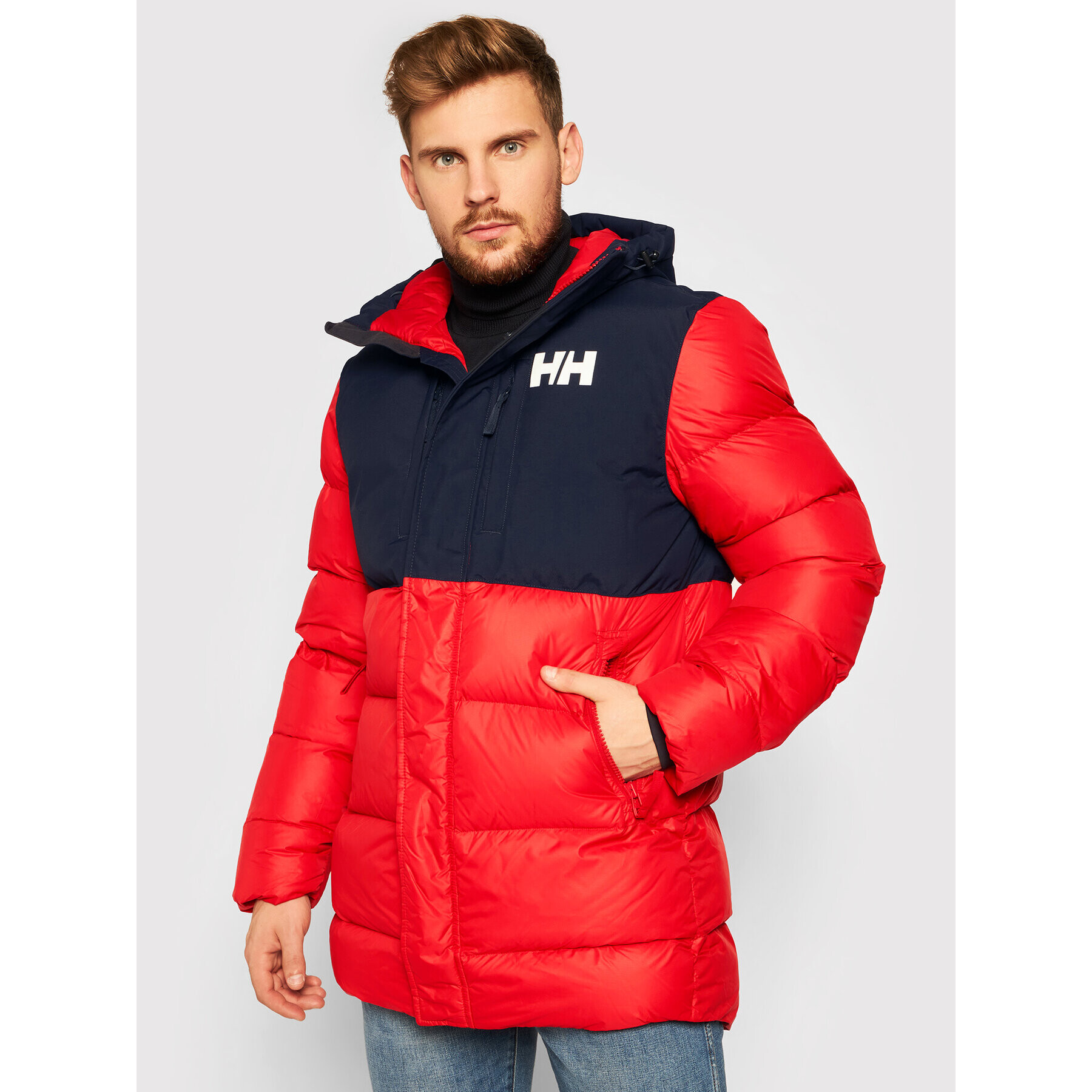Helly Hansen Пухено яке Active Puffy Long 53522 Червен Regular Fit - Pepit.bg