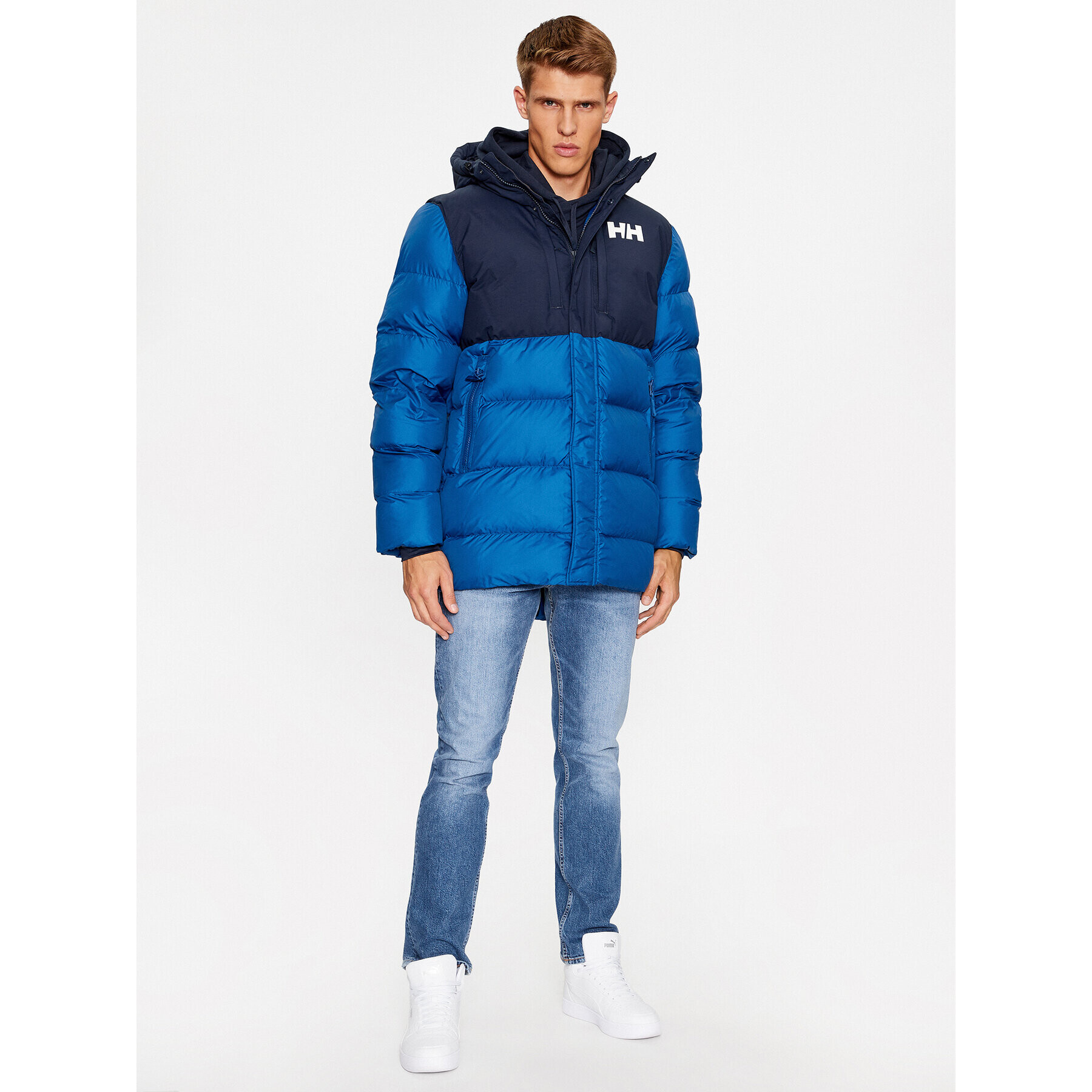 Helly Hansen Пухено яке Active Puffy Long 53522 Син Regular Fit - Pepit.bg