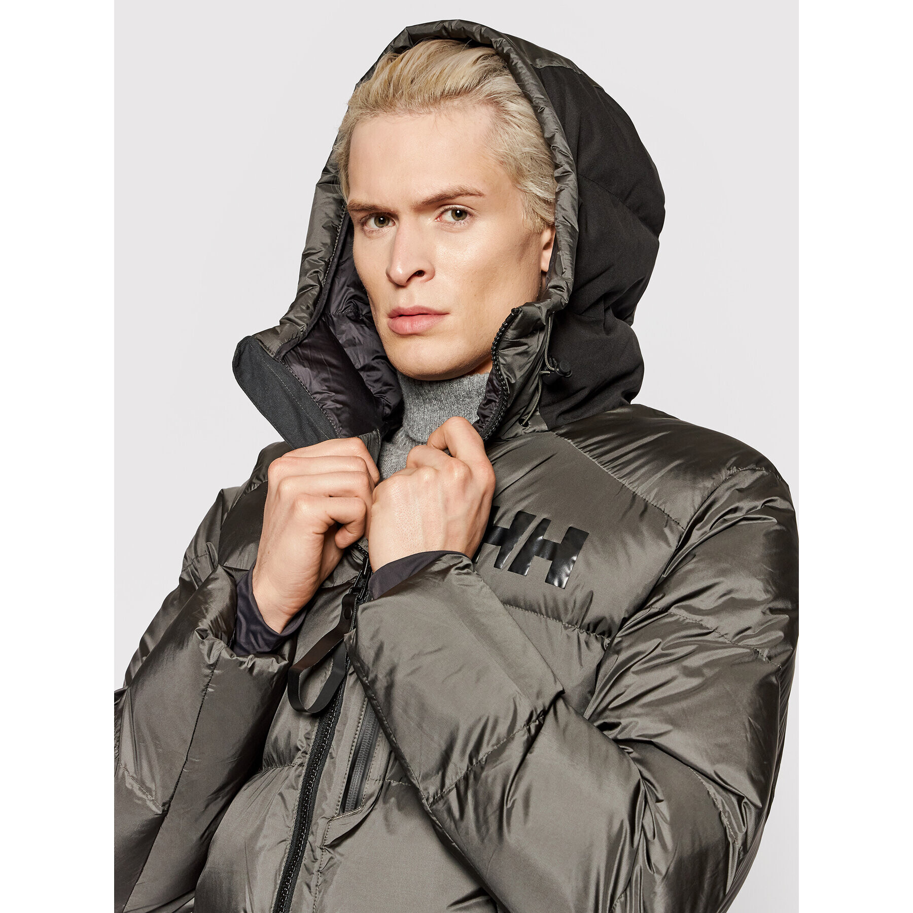Helly Hansen Пухено яке Active Winter 53171 Сив Regular Fit - Pepit.bg