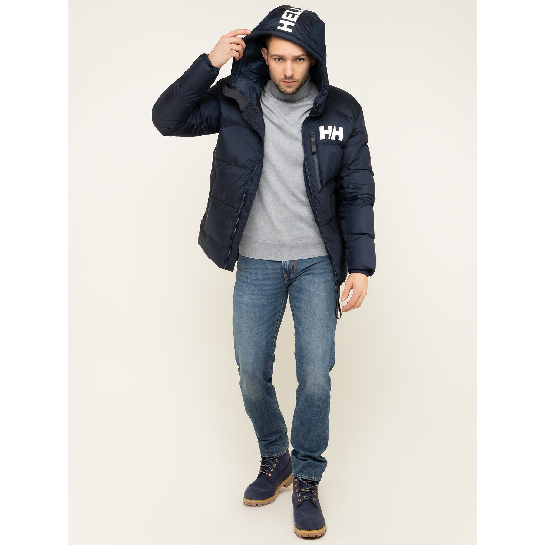 Helly Hansen Пухено яке Active Winter 53171 Тъмносин Regular Fit - Pepit.bg