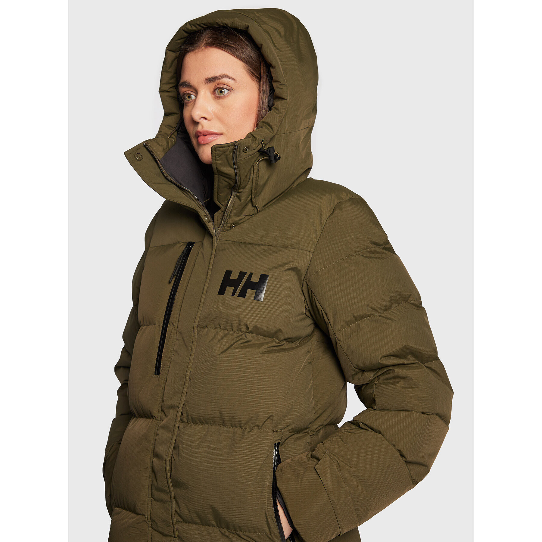 Helly Hansen Пухено яке Adore 53205 Зелен Regular Fit - Pepit.bg