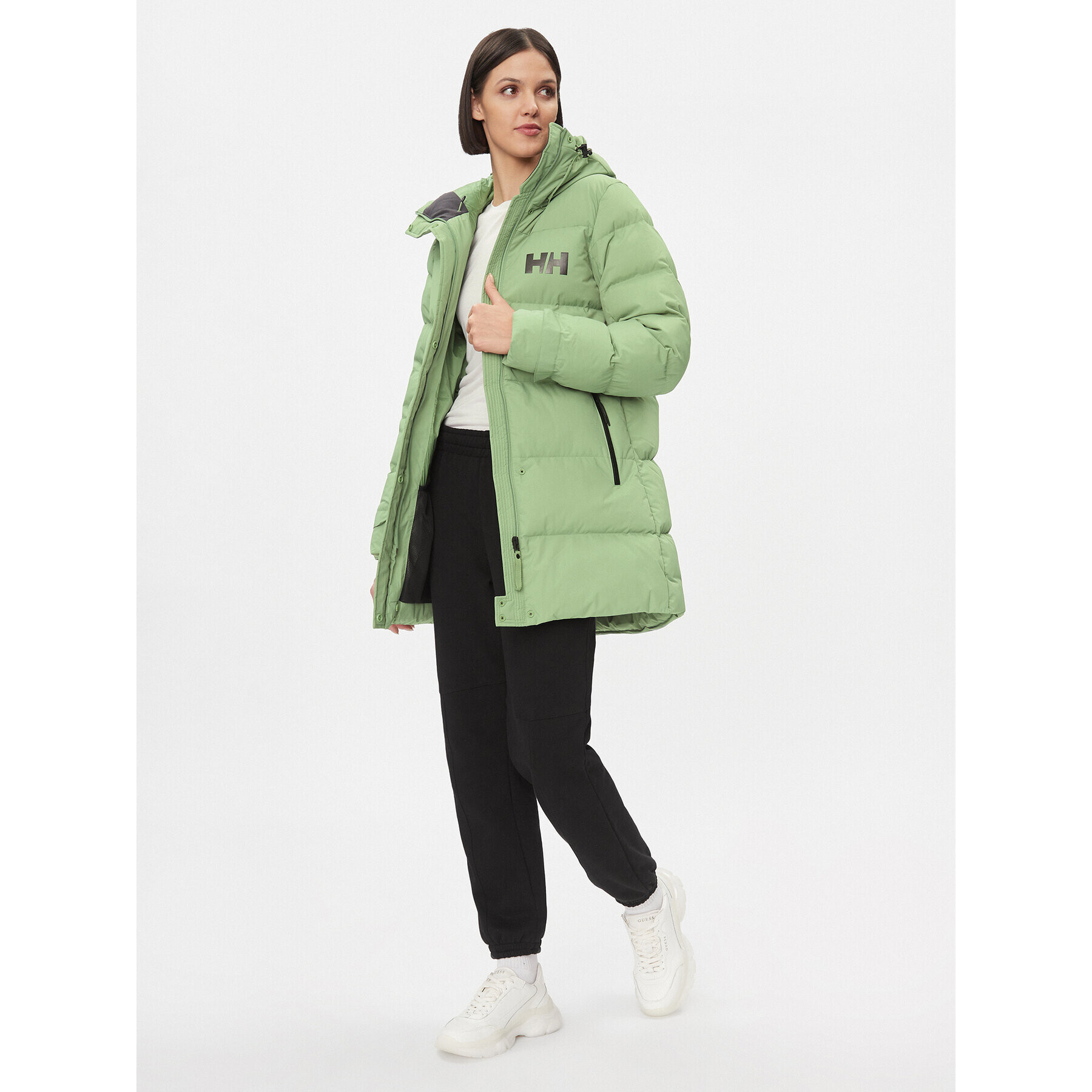 Helly Hansen Пухено яке Adore 53205 Зелен Regular Fit - Pepit.bg