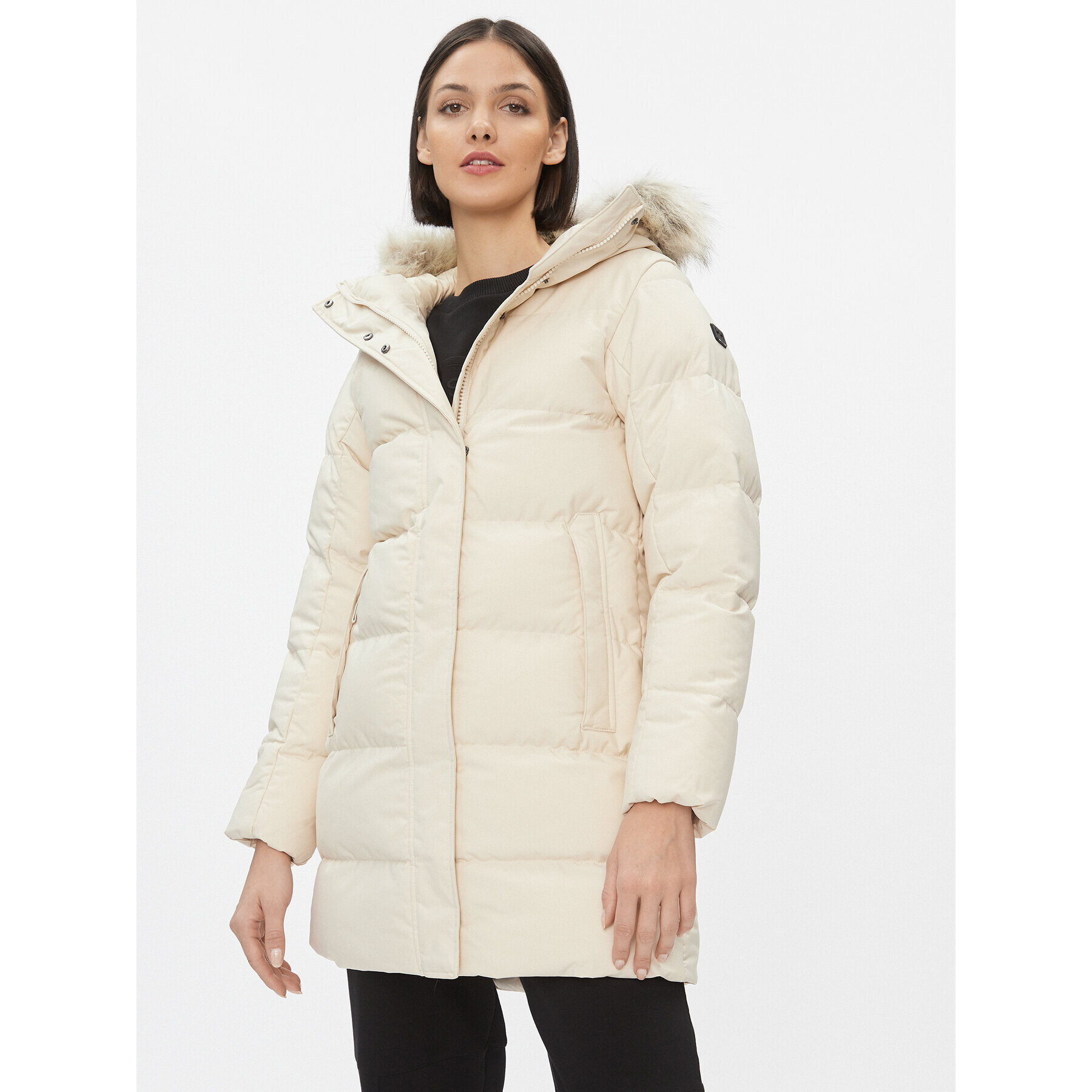 Helly Hansen Пухено яке Blossom 53624 Екрю Regular Fit - Pepit.bg