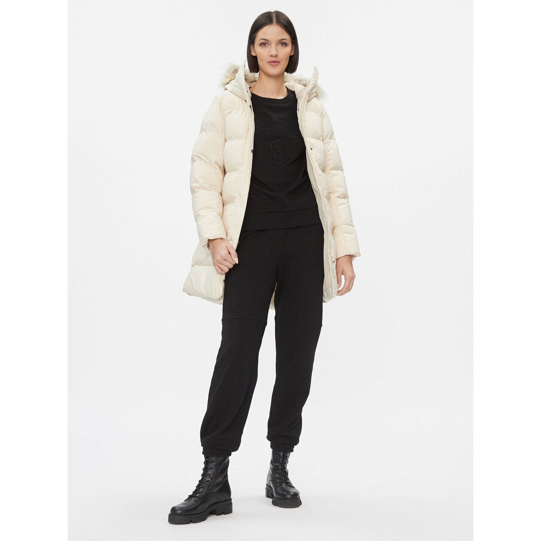 Helly Hansen Пухено яке Blossom 53624 Екрю Regular Fit - Pepit.bg