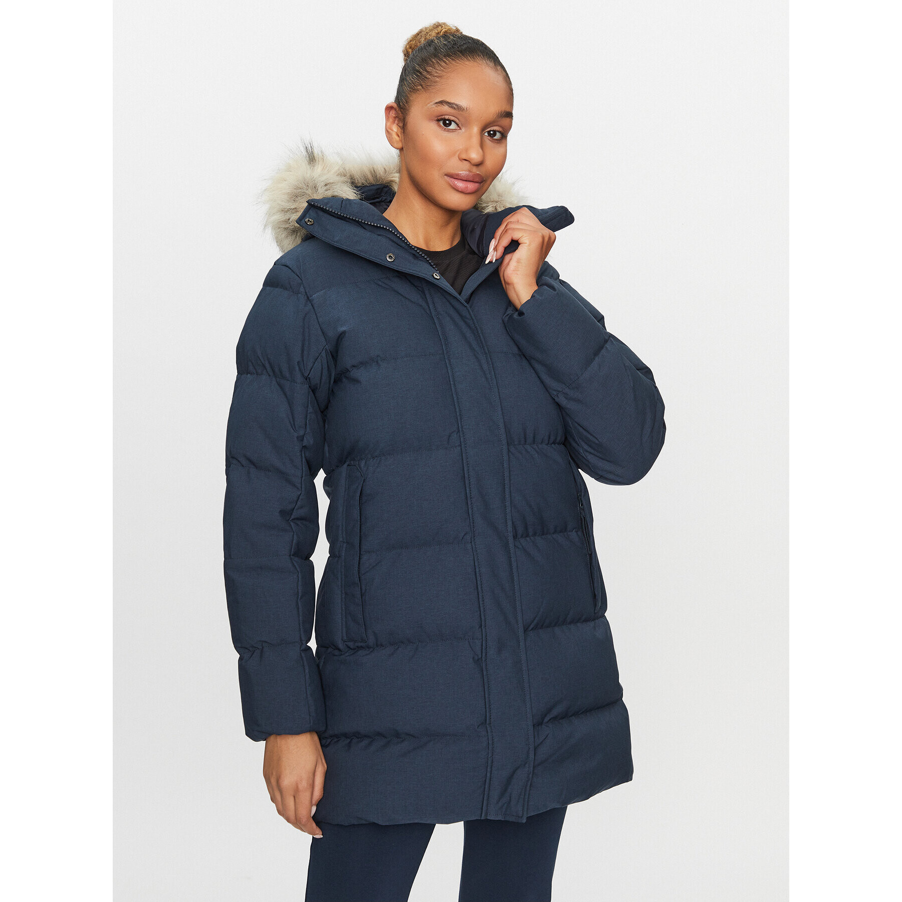 Helly Hansen Пухено яке Blossom 53624 Тъмносин Regular Fit - Pepit.bg