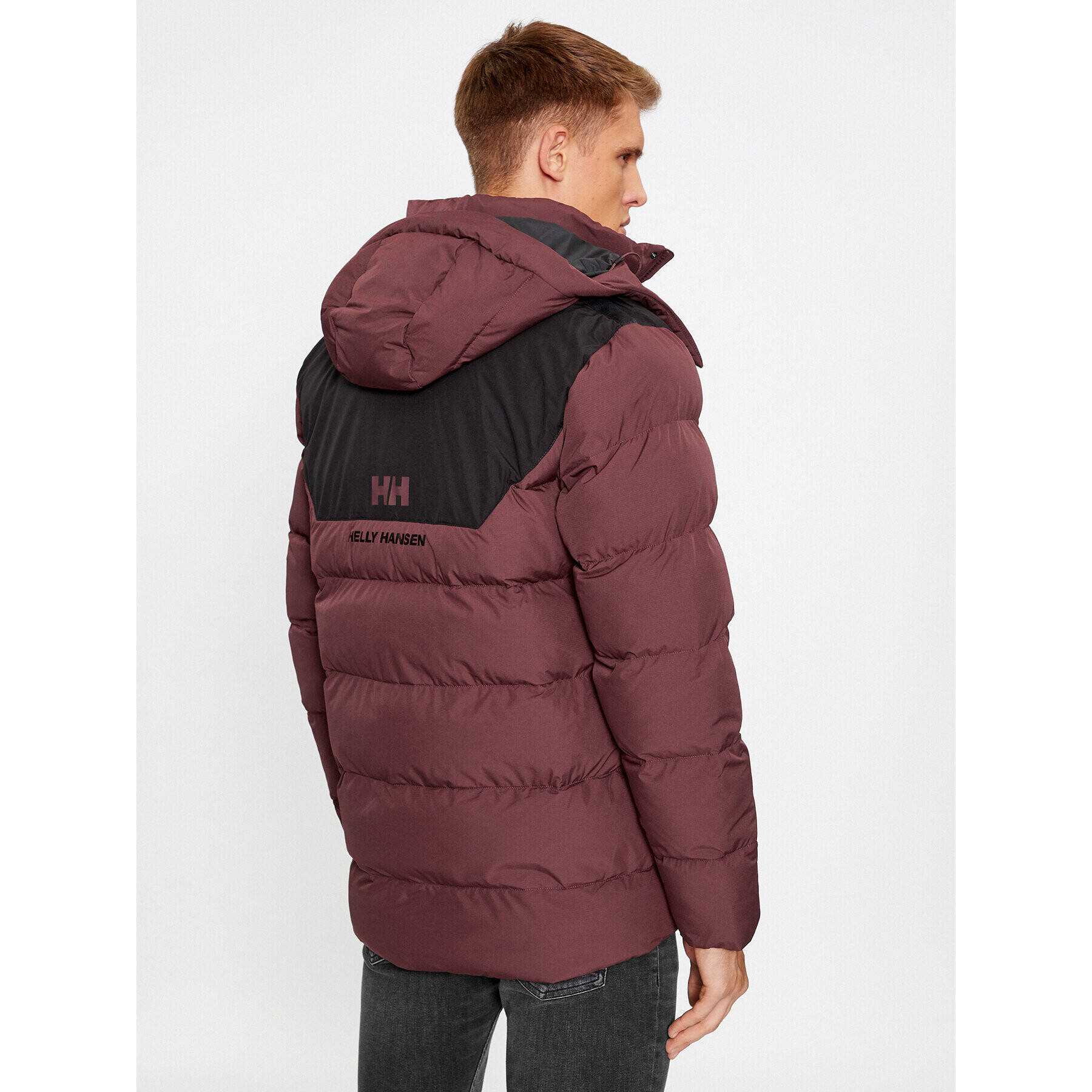 Helly Hansen Пухено яке Explorer Puffy Jacket 53994 Бордо Regular Fit - Pepit.bg