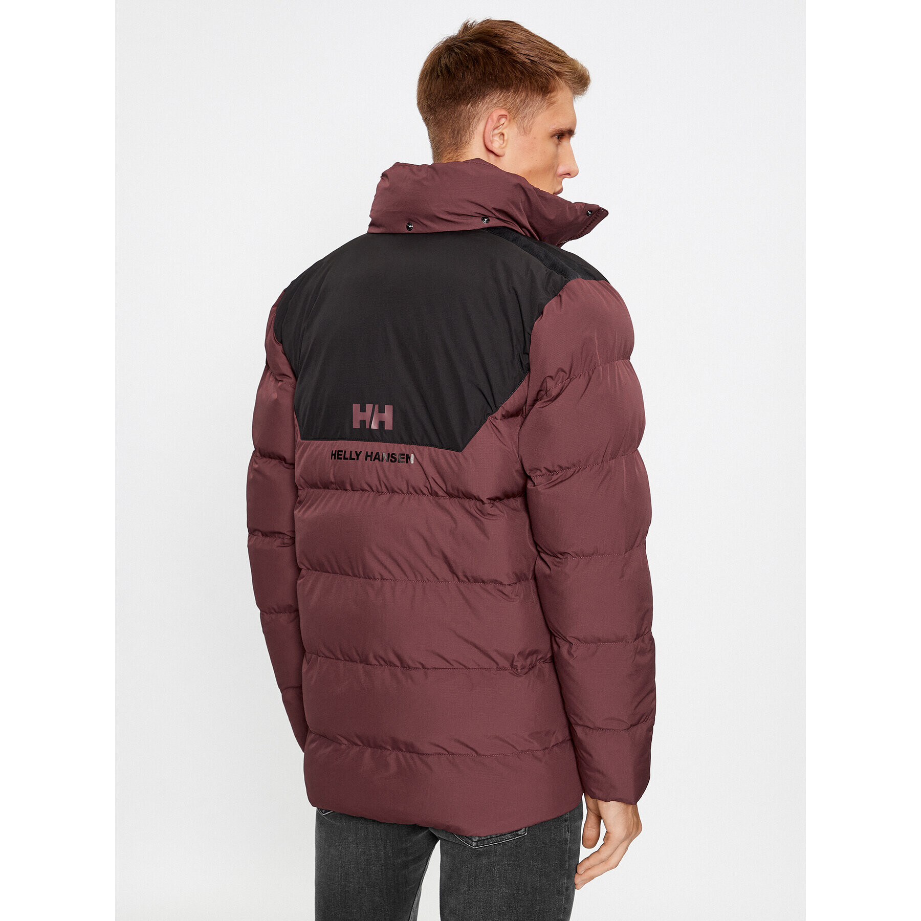 Helly Hansen Пухено яке Explorer Puffy Jacket 53994 Бордо Regular Fit - Pepit.bg