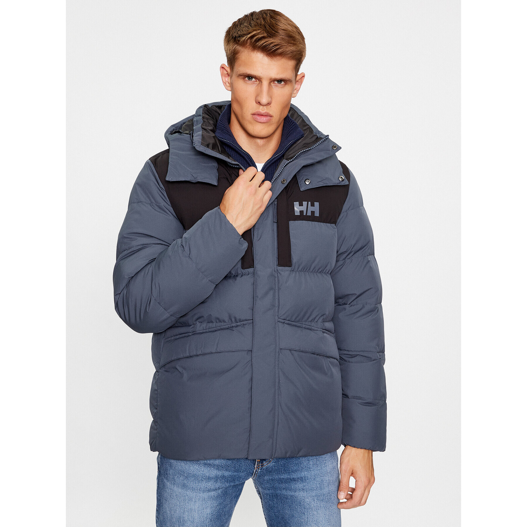 Helly Hansen Пухено яке Explorer Puffy Jacket 53994 Тъмносин Regular Fit - Pepit.bg