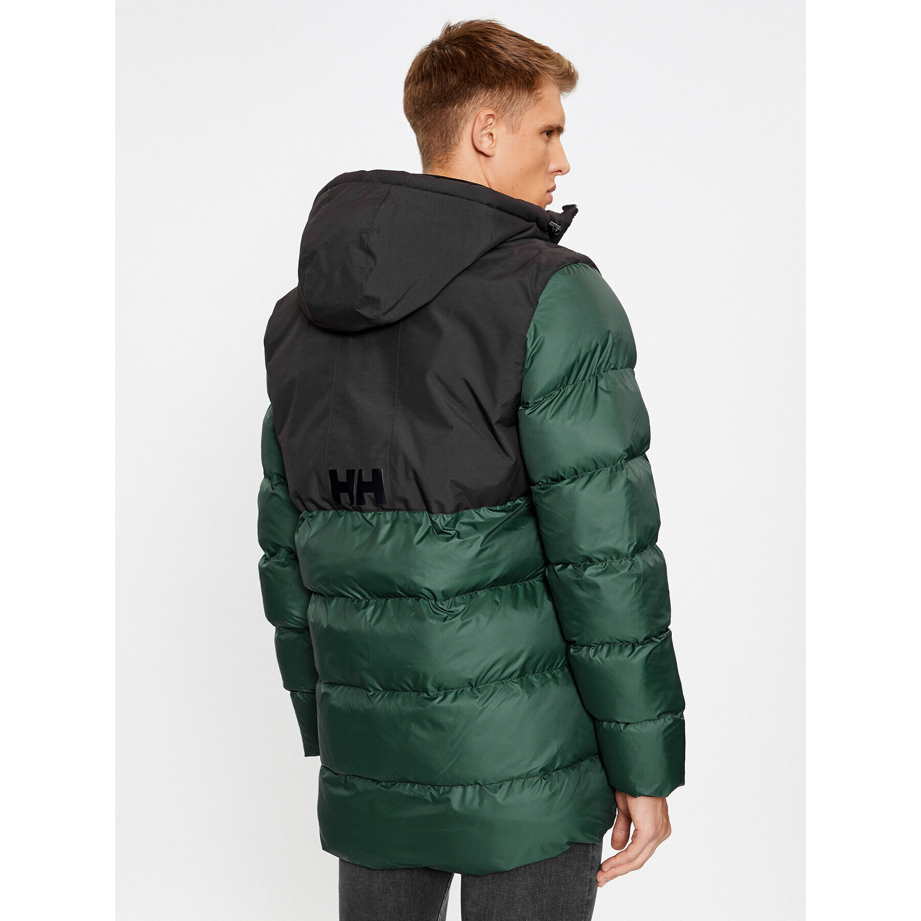 Helly Hansen Пухено яке Long 53522 Зелен Regular Fit - Pepit.bg