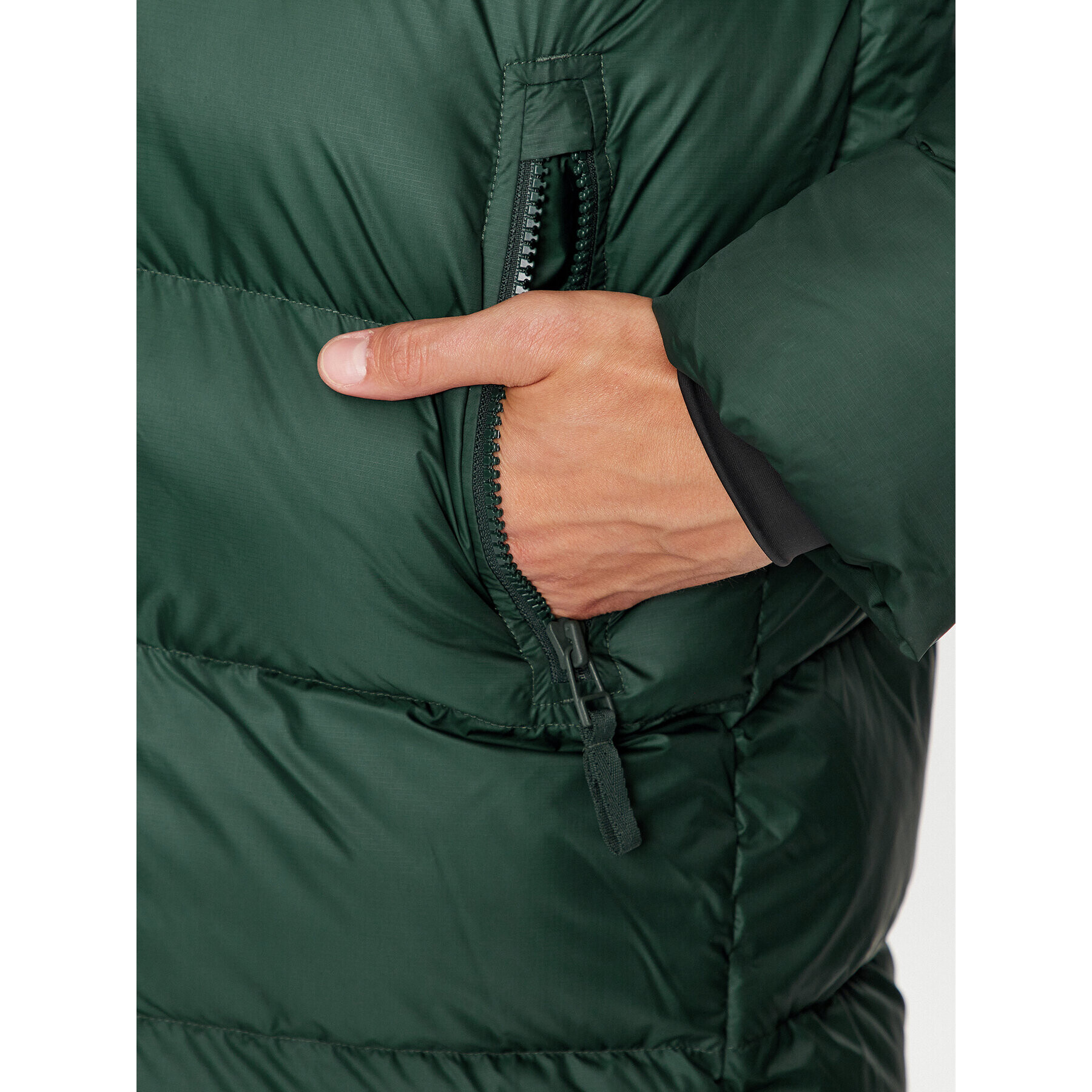 Helly Hansen Пухено яке Long 53522 Зелен Regular Fit - Pepit.bg