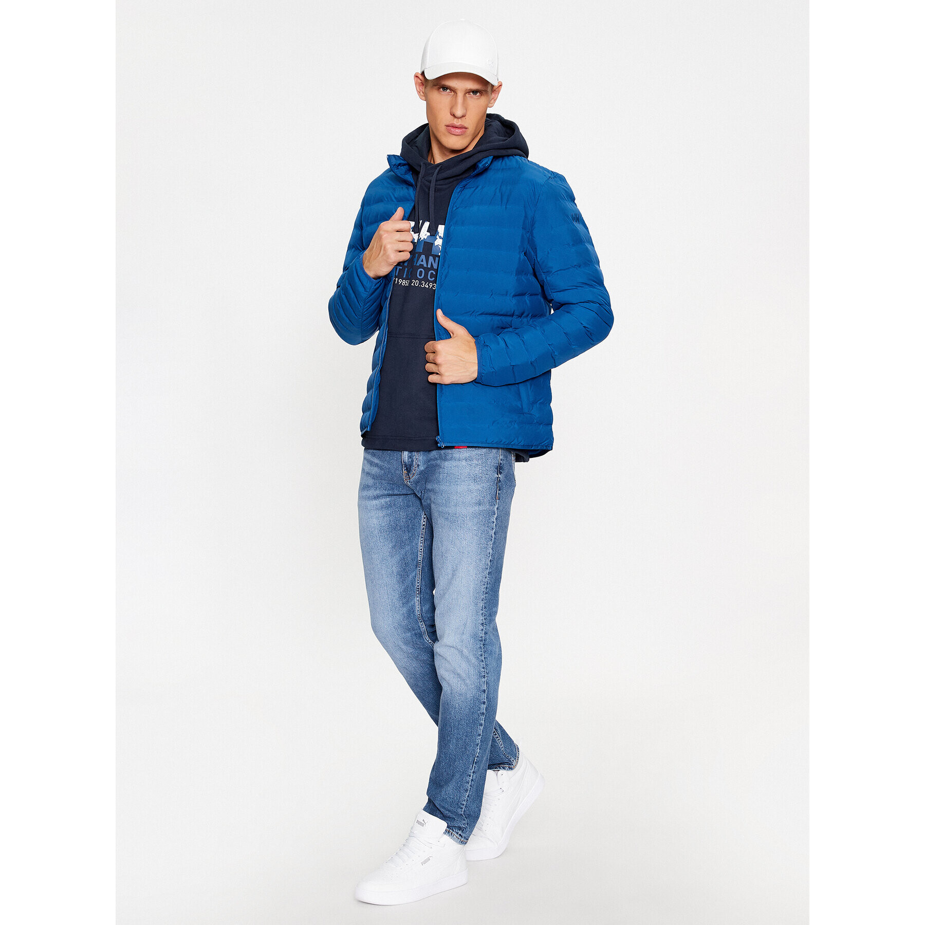 Helly Hansen Пухено яке Mono 53495 Син Regular Fit - Pepit.bg