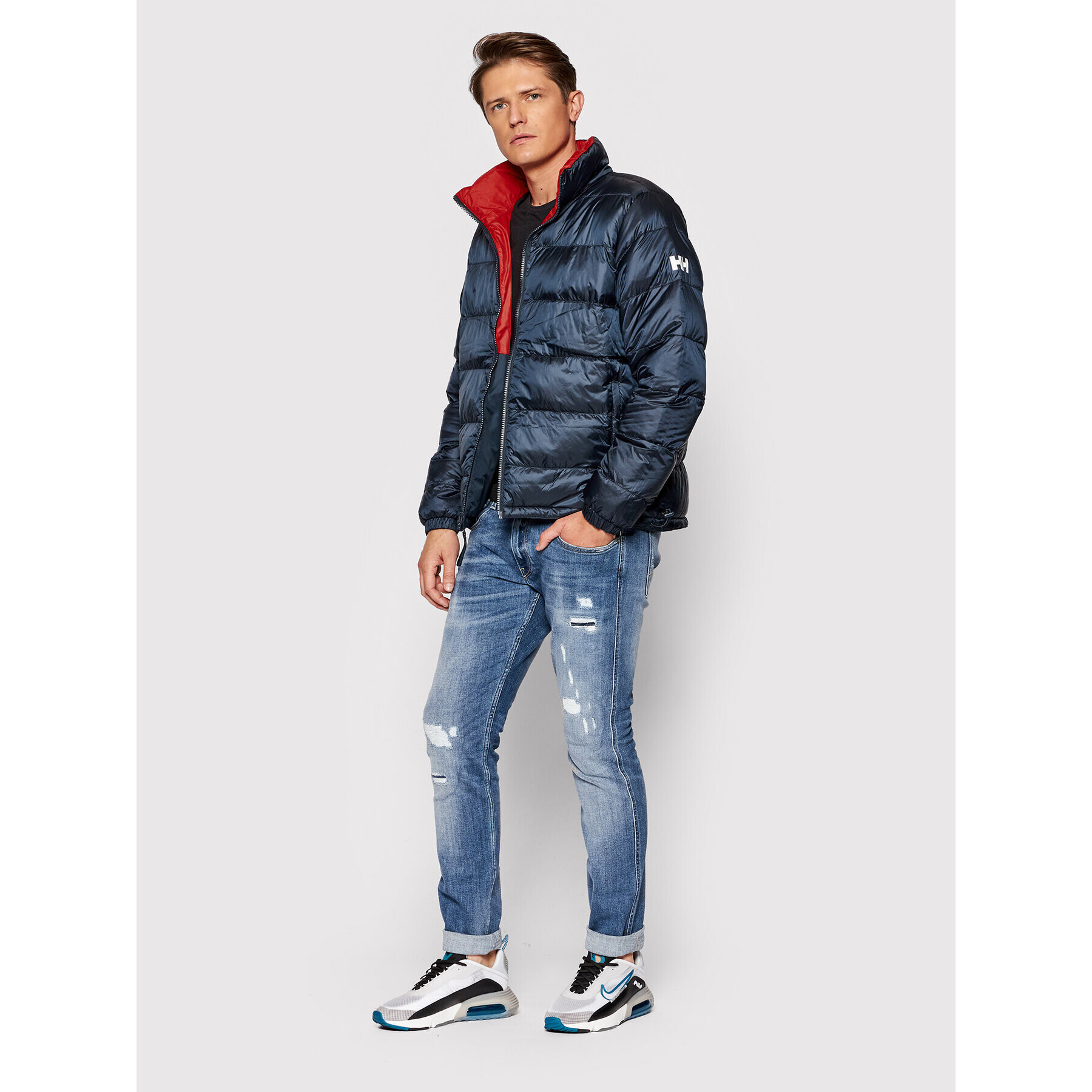 Helly Hansen Пухено яке Reversible 53596 Тъмносин Regular Fit - Pepit.bg