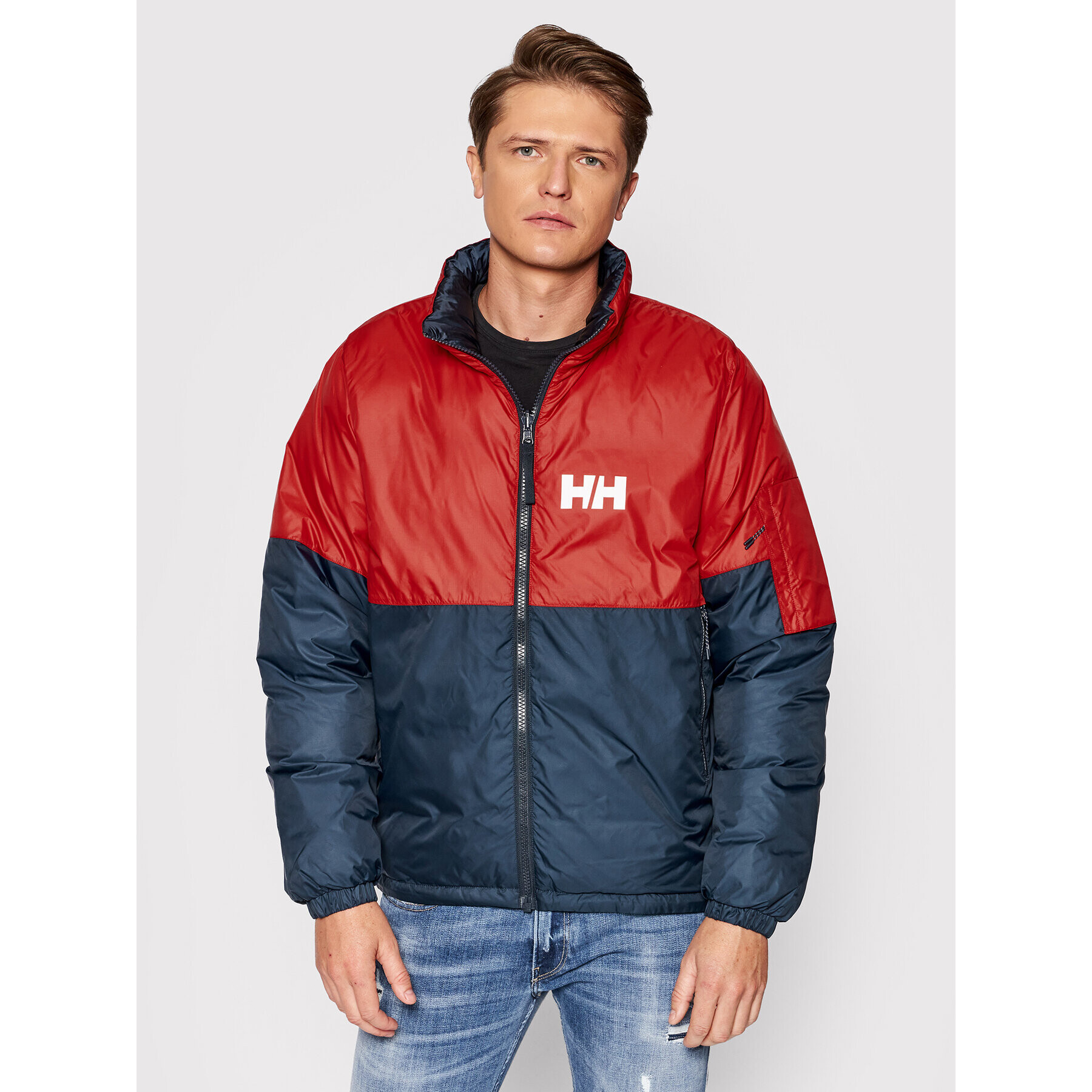 Helly Hansen Пухено яке Reversible 53596 Тъмносин Regular Fit - Pepit.bg