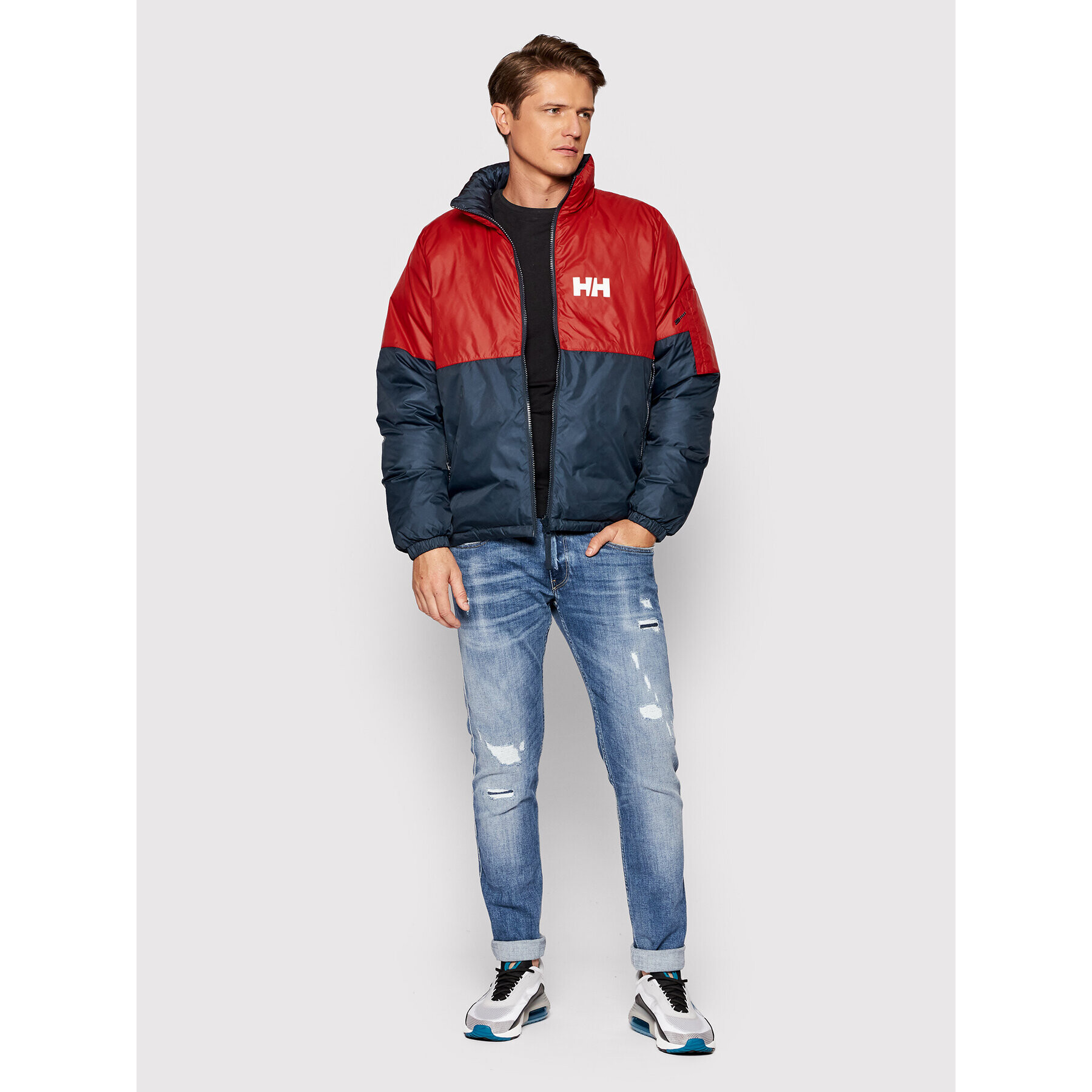 Helly Hansen Пухено яке Reversible 53596 Тъмносин Regular Fit - Pepit.bg