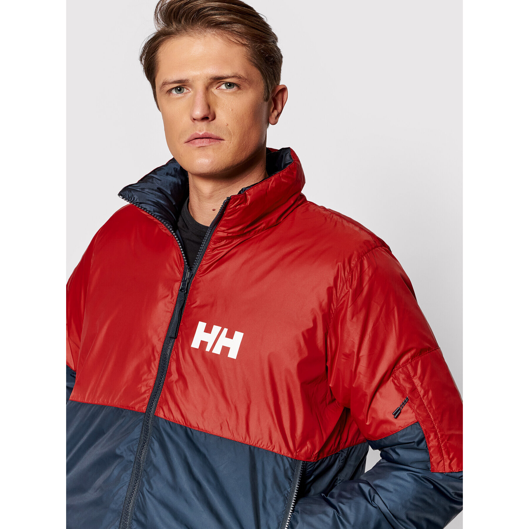 Helly Hansen Пухено яке Reversible 53596 Тъмносин Regular Fit - Pepit.bg