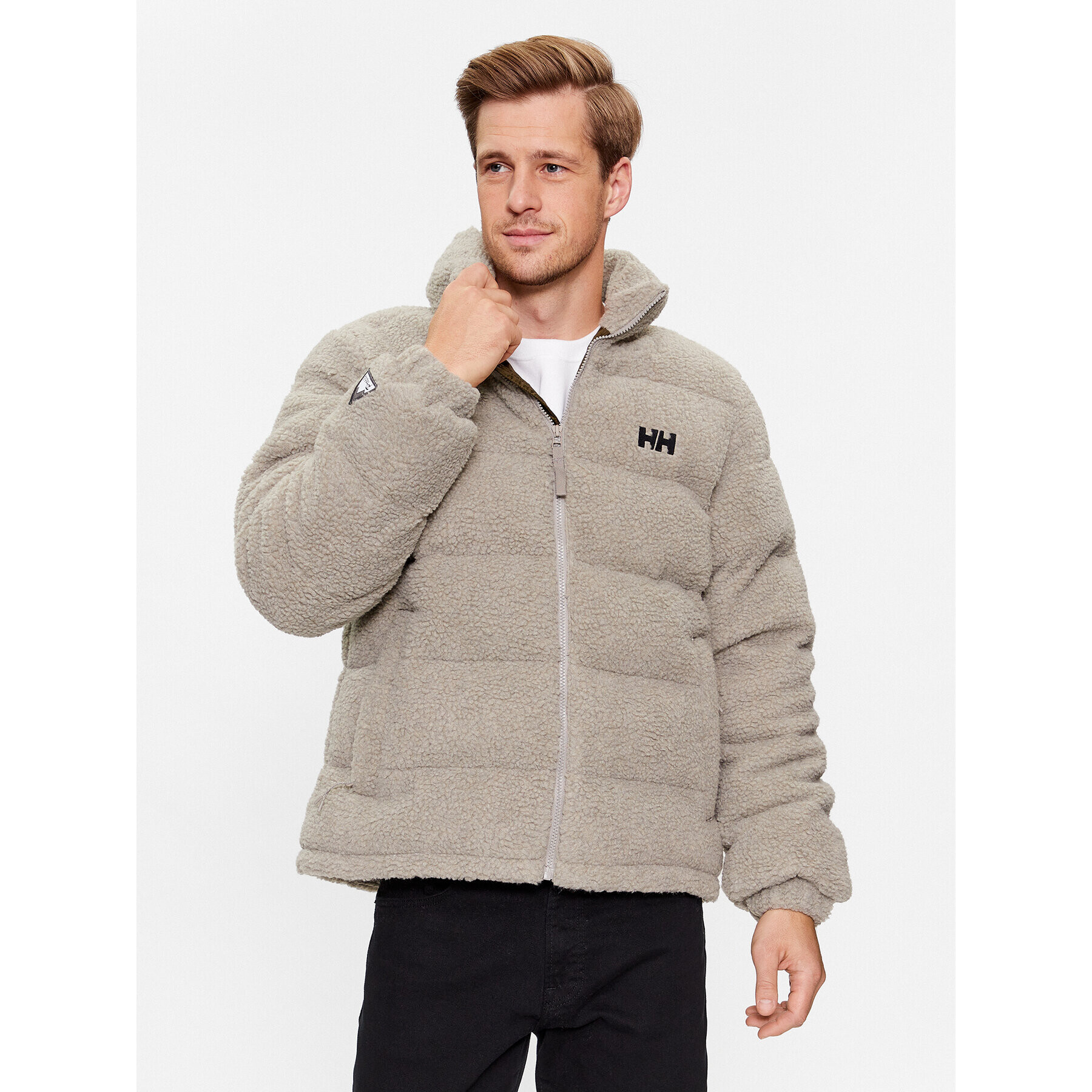 Helly Hansen Пухено яке Teddy Pile 54068 Бежов Regular Fit - Pepit.bg