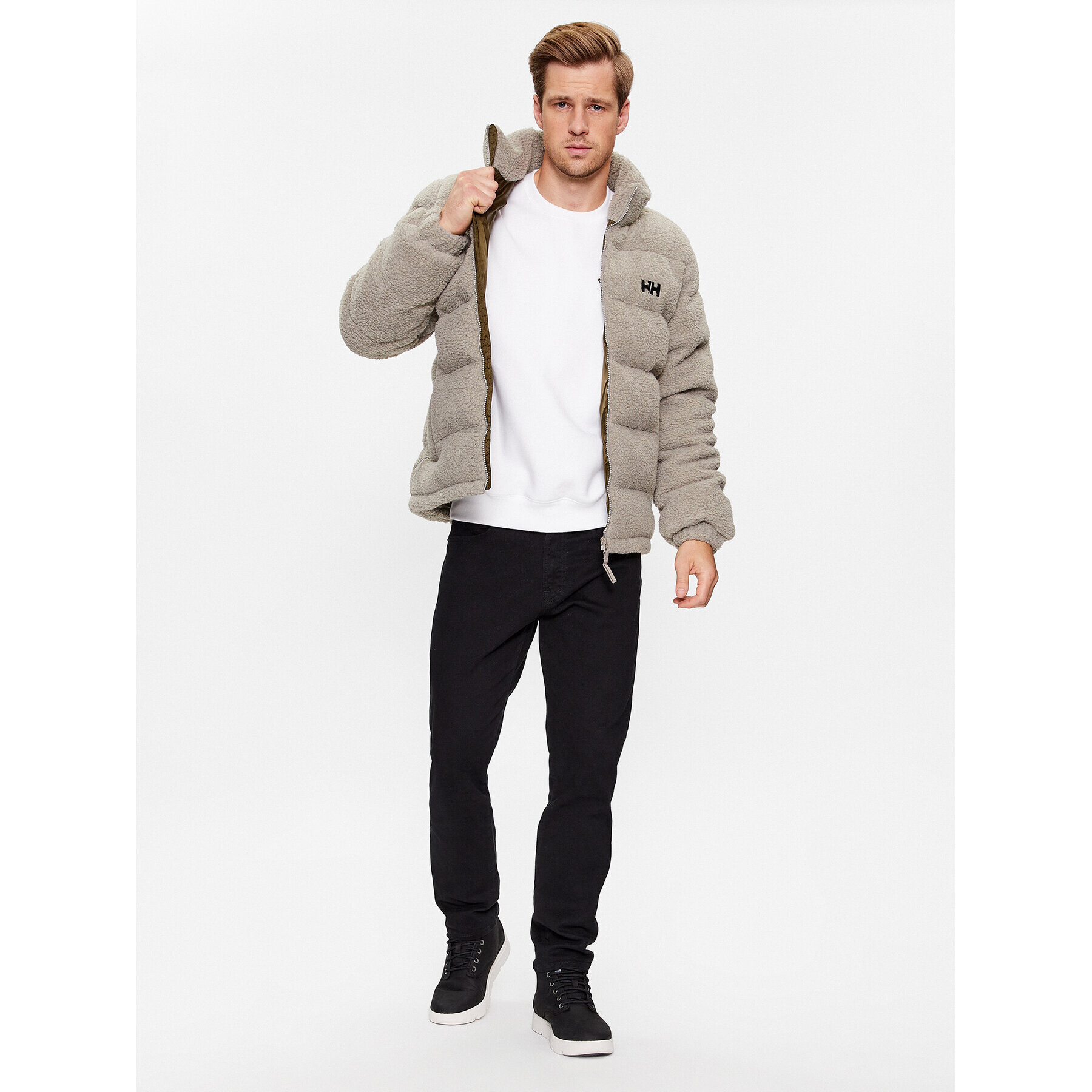 Helly Hansen Пухено яке Teddy Pile 54068 Бежов Regular Fit - Pepit.bg