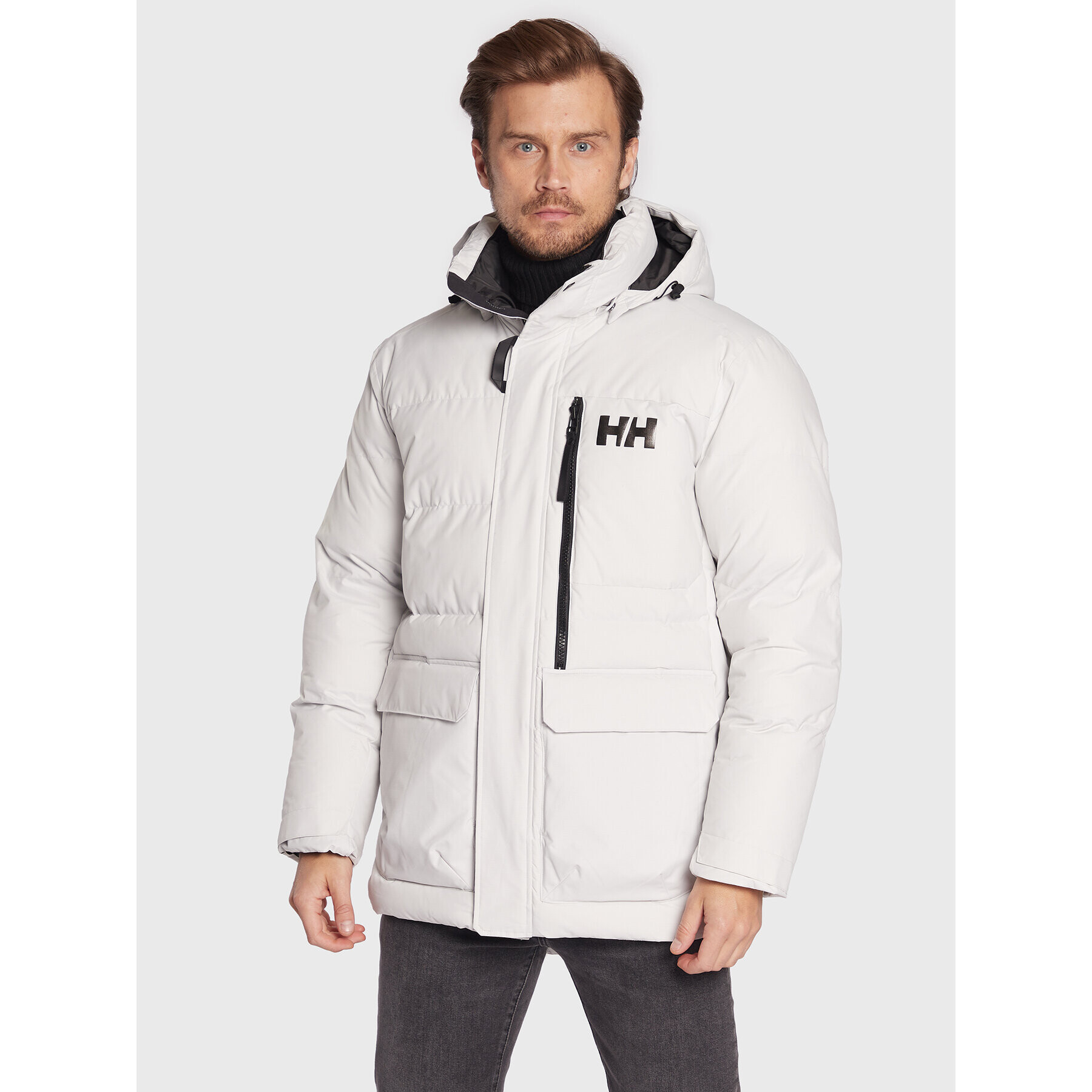 Helly Hansen Пухено яке Tromsoe 53074 Сив Regular Fit - Pepit.bg