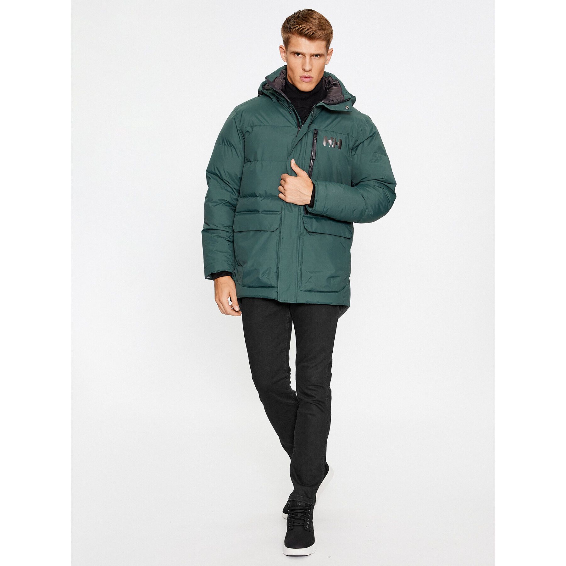 Helly Hansen Пухено яке Tromsoe 53074 Зелен Regular Fit - Pepit.bg