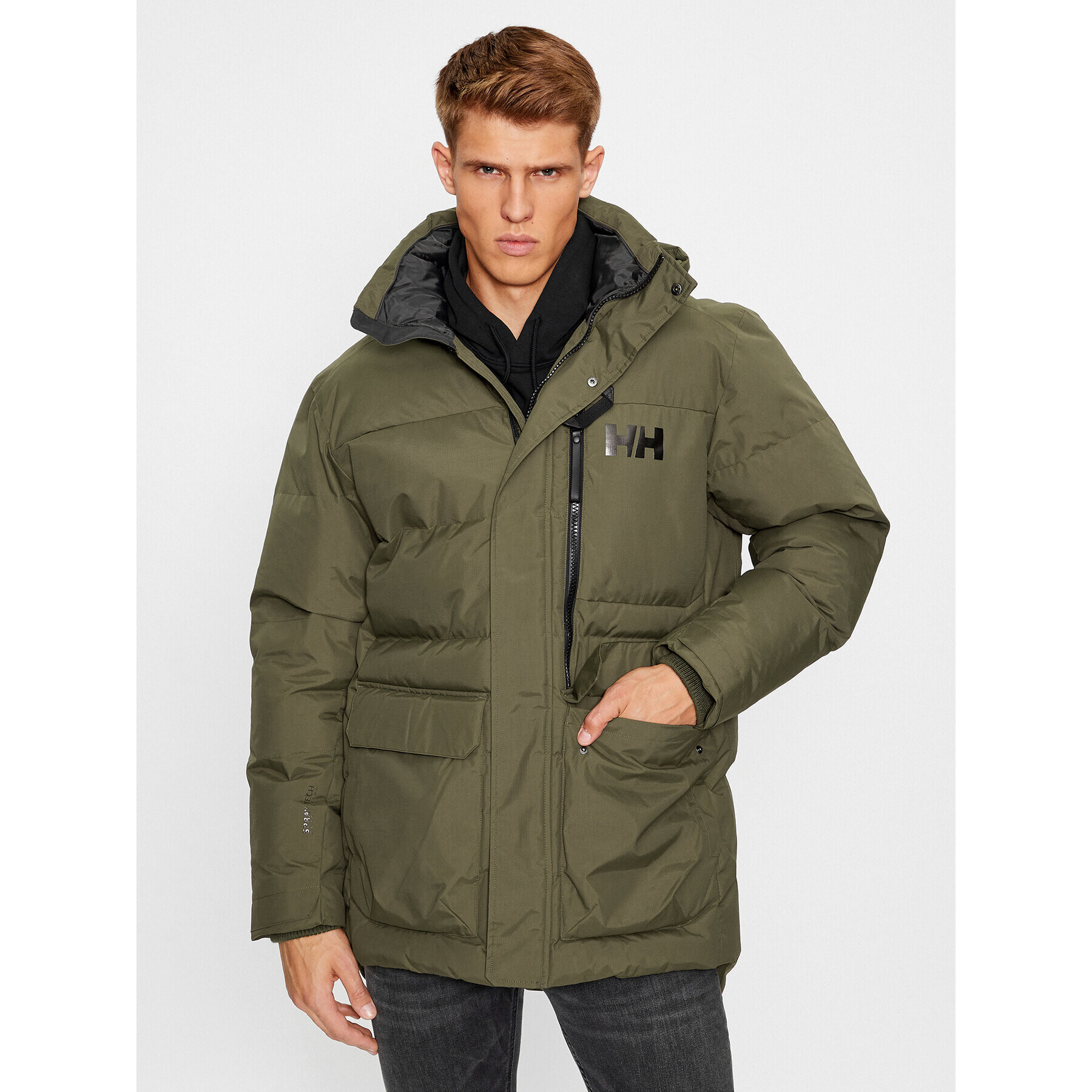 Helly Hansen Пухено яке Tromsoe 53074 Зелен Regular Fit - Pepit.bg