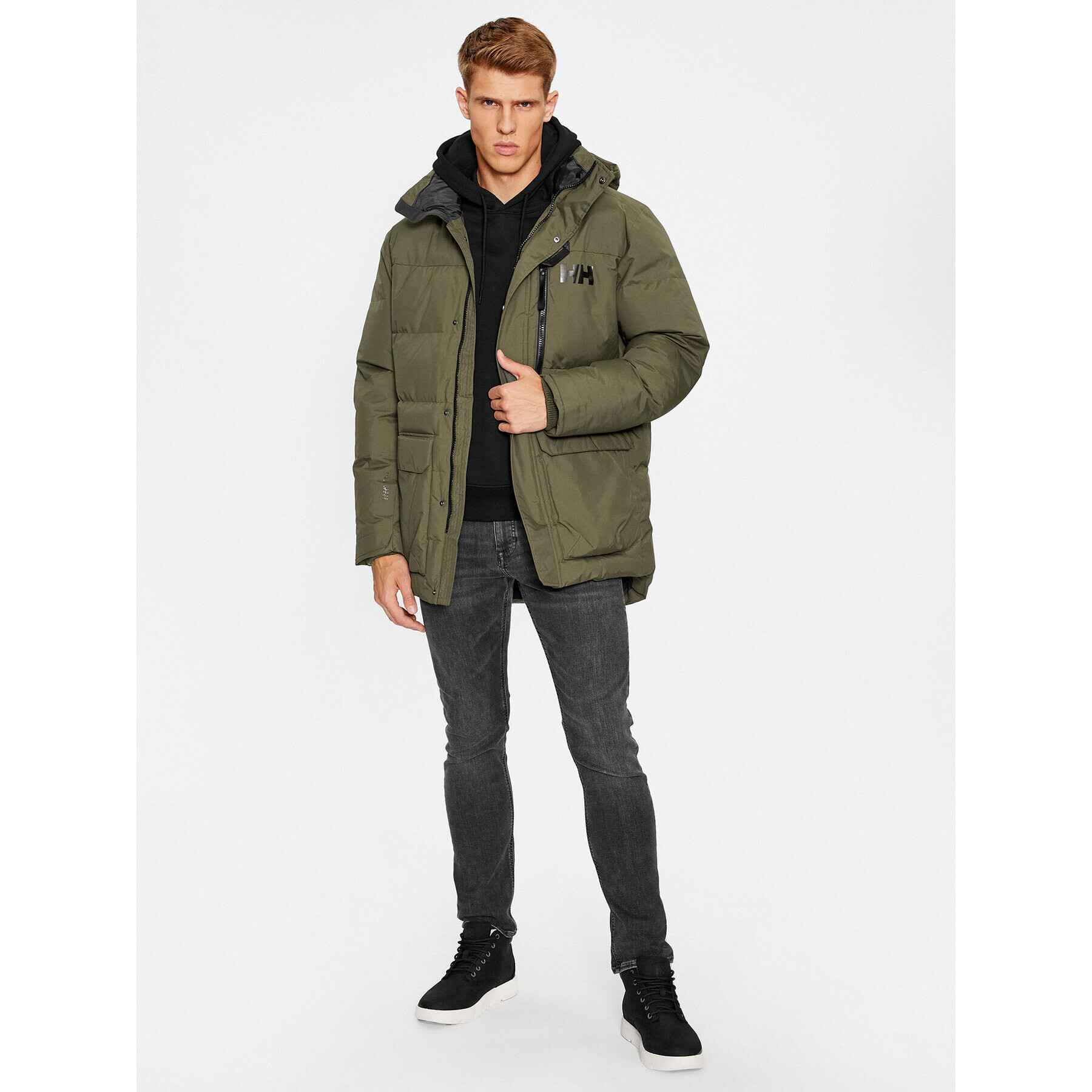 Helly Hansen Пухено яке Tromsoe 53074 Зелен Regular Fit - Pepit.bg