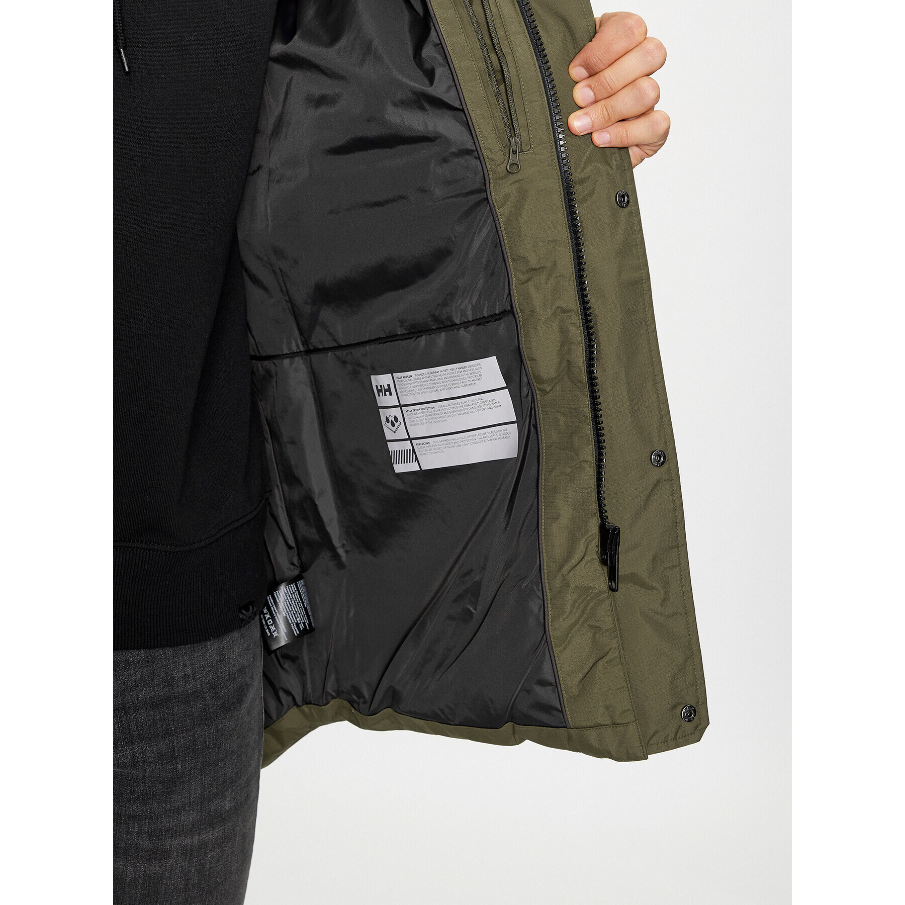 Helly Hansen Пухено яке Tromsoe 53074 Зелен Regular Fit - Pepit.bg