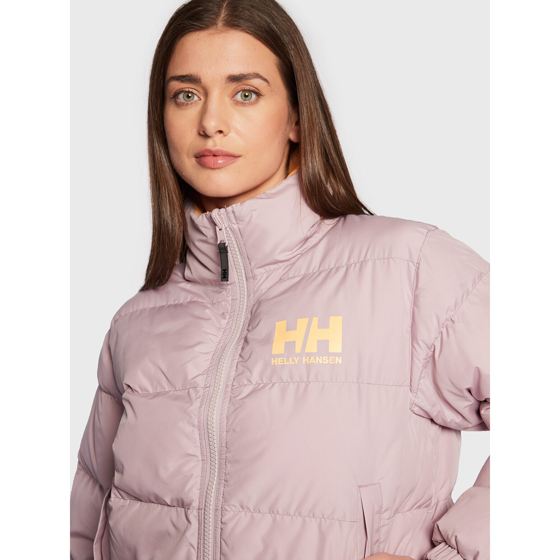 Helly Hansen Пухено яке Urban 29664 Виолетов Relaxed Fit - Pepit.bg