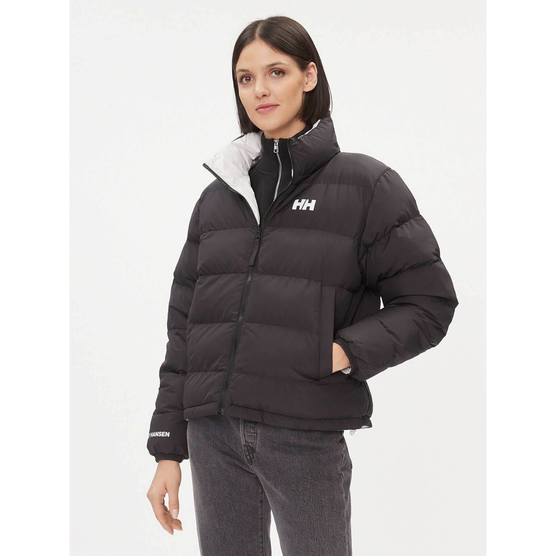 Helly Hansen Пухено яке W Yu 23 Reversible Puffer 54061 Черен Regular Fit - Pepit.bg