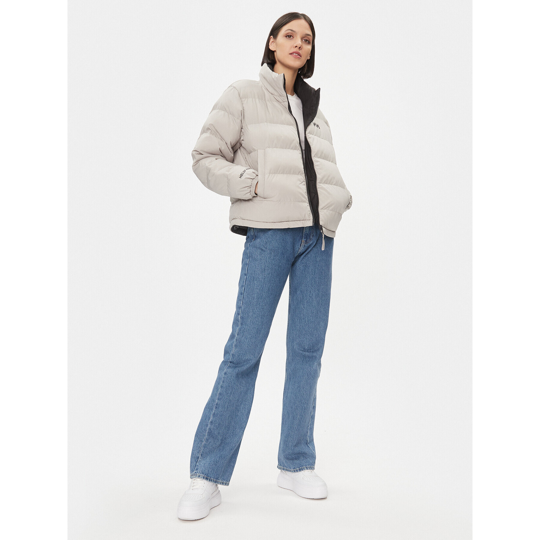 Helly Hansen Пухено яке W Yu 23 Reversible Puffer 54061 Сив Regular Fit - Pepit.bg