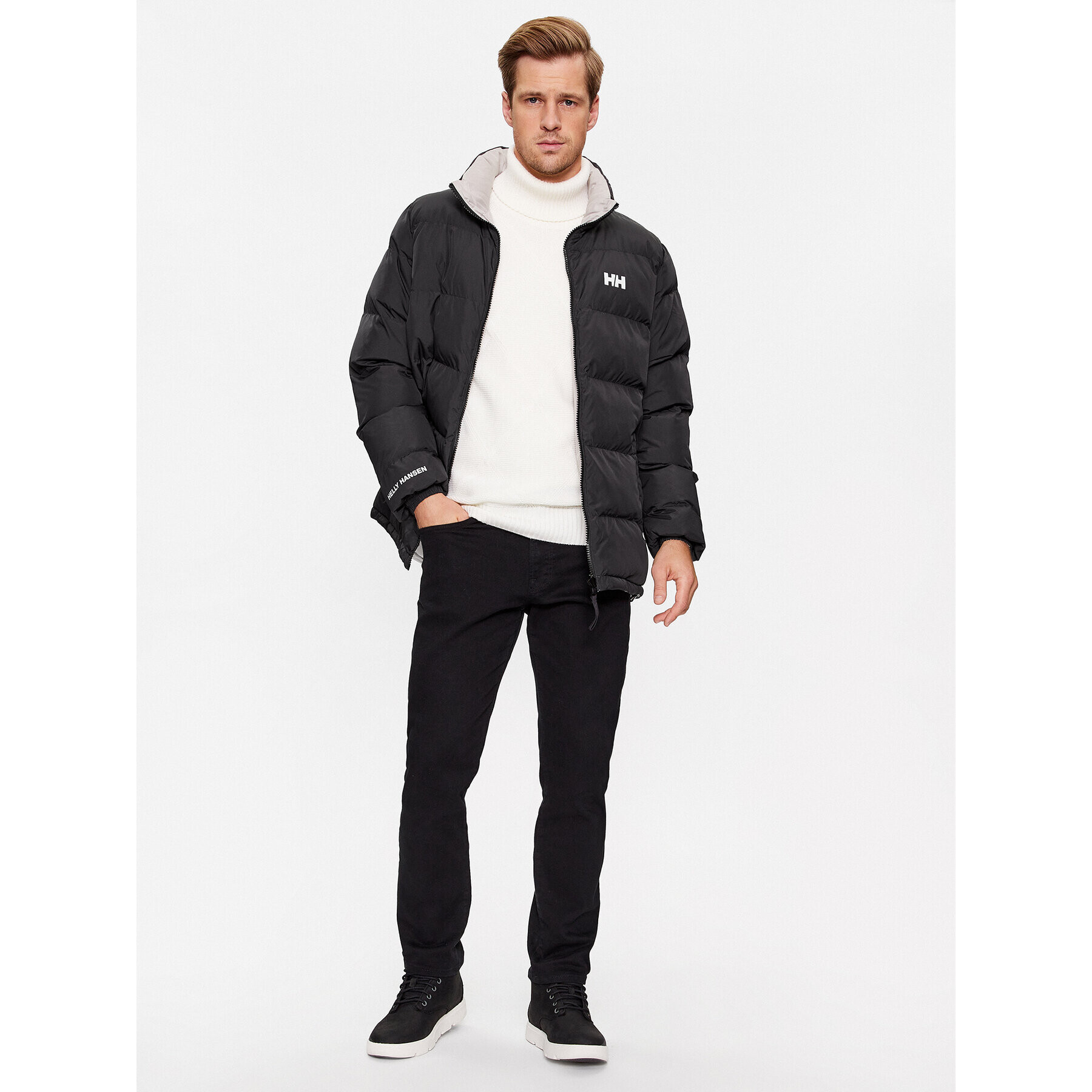Helly Hansen Пухено яке Yu 23 Reversible Puffer 54060 Черен Regular Fit - Pepit.bg